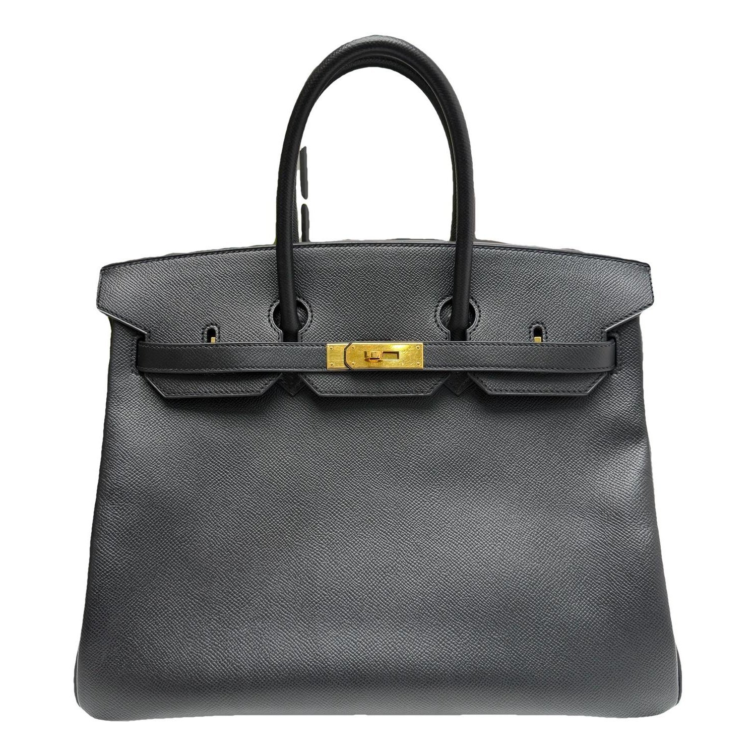 Birkin 35 leather handbag