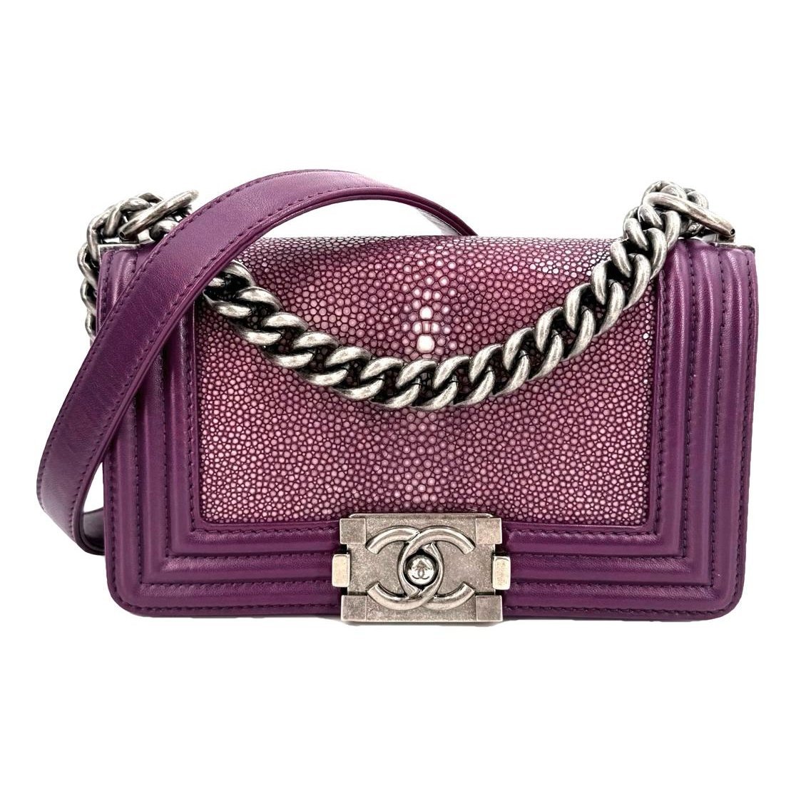 Boy leather crossbody bag