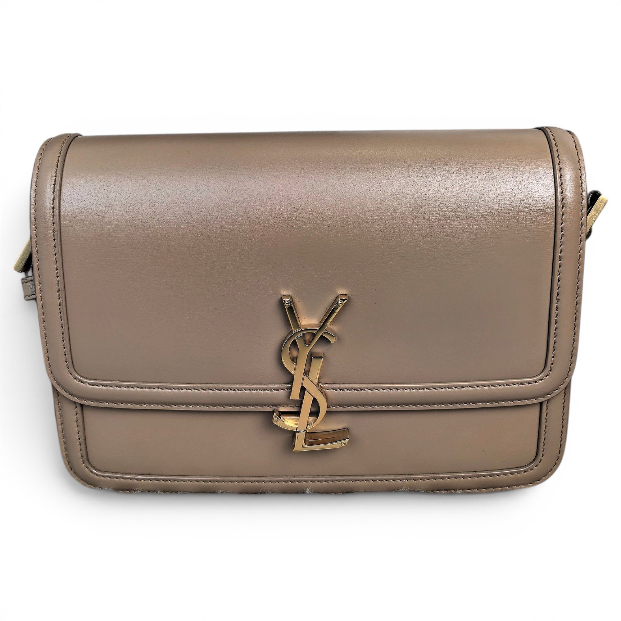 Solférino leather handbag