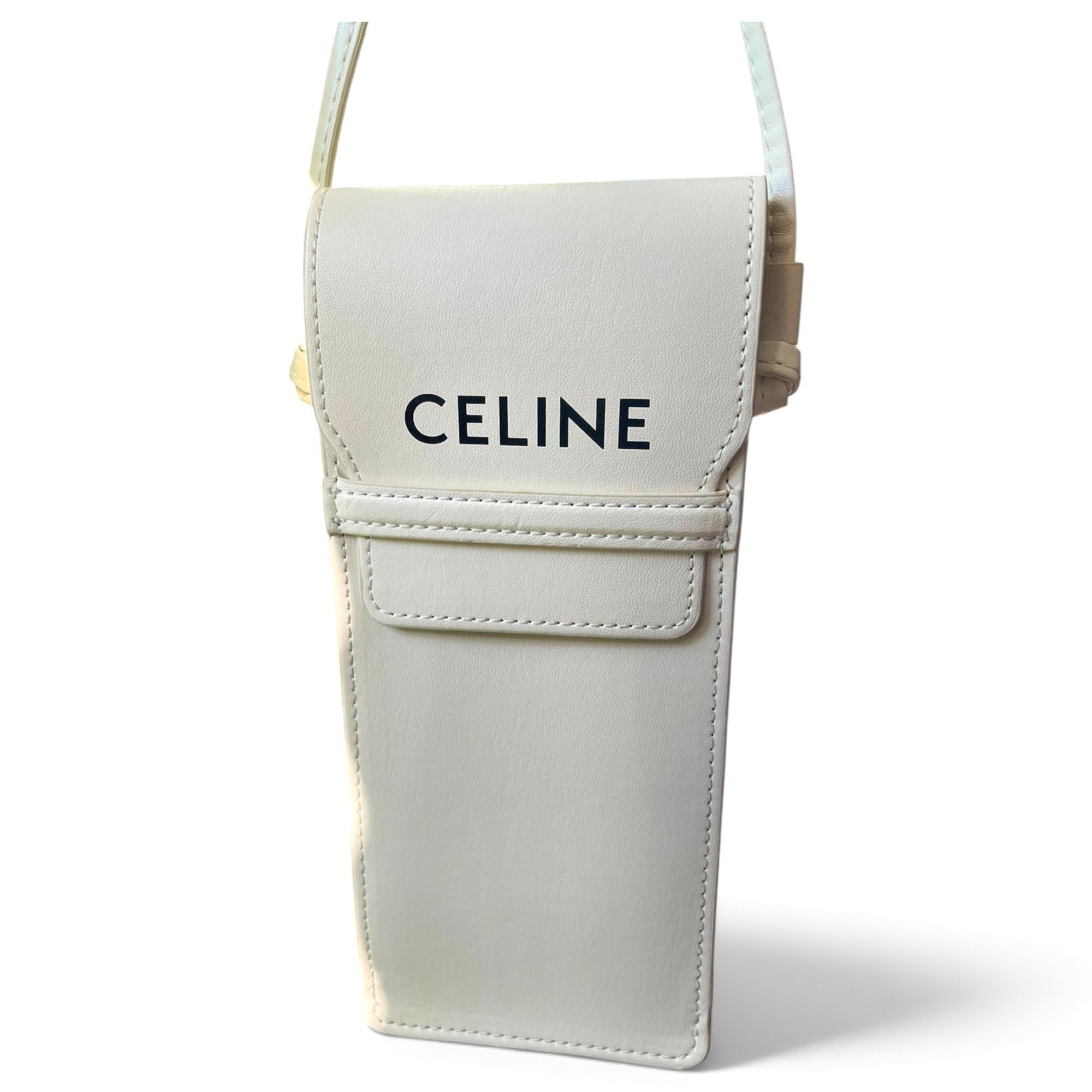 Leather clutch bag