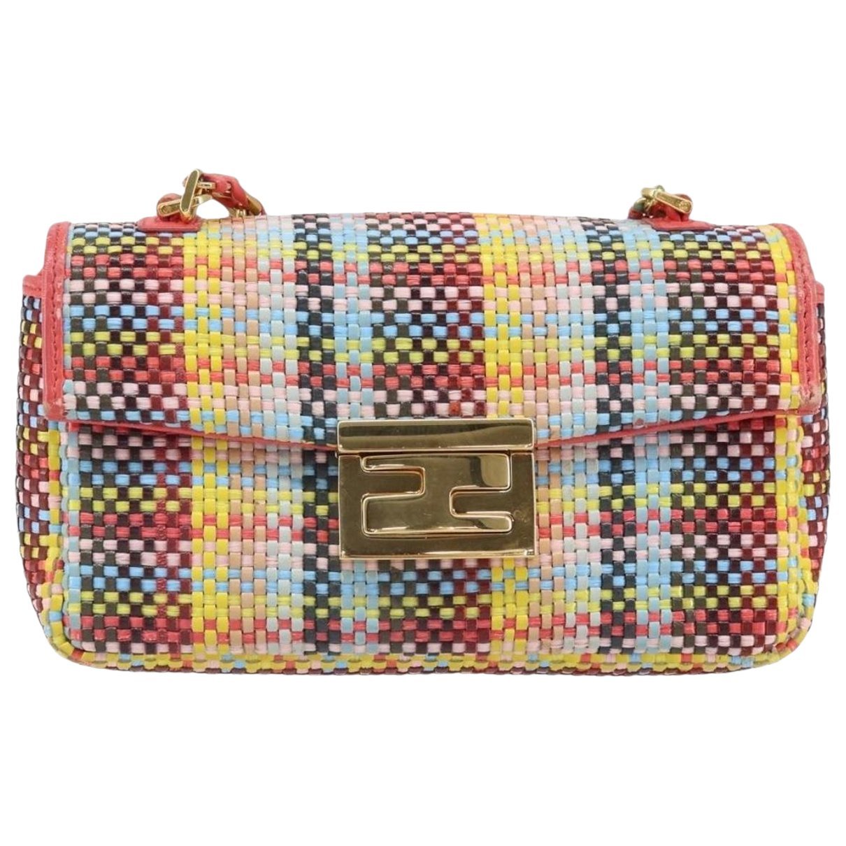 Baguette leather handbag
