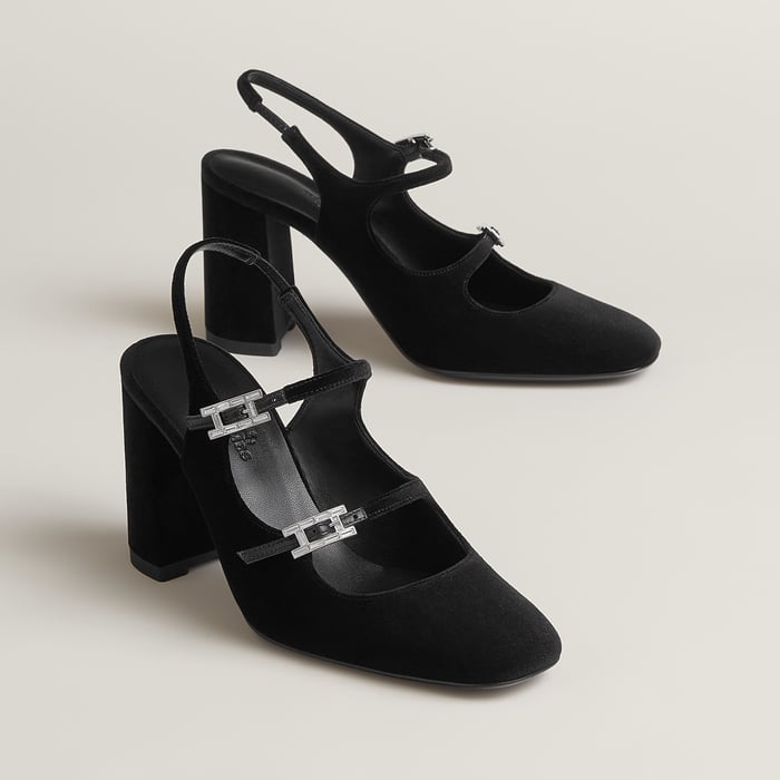 Noir Escarpins Jackie 90