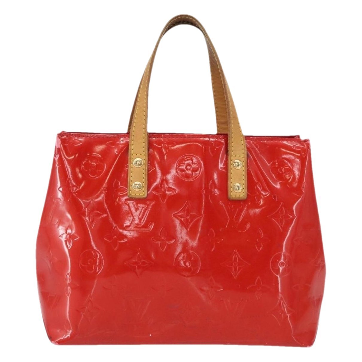 Reade patent leather handbag