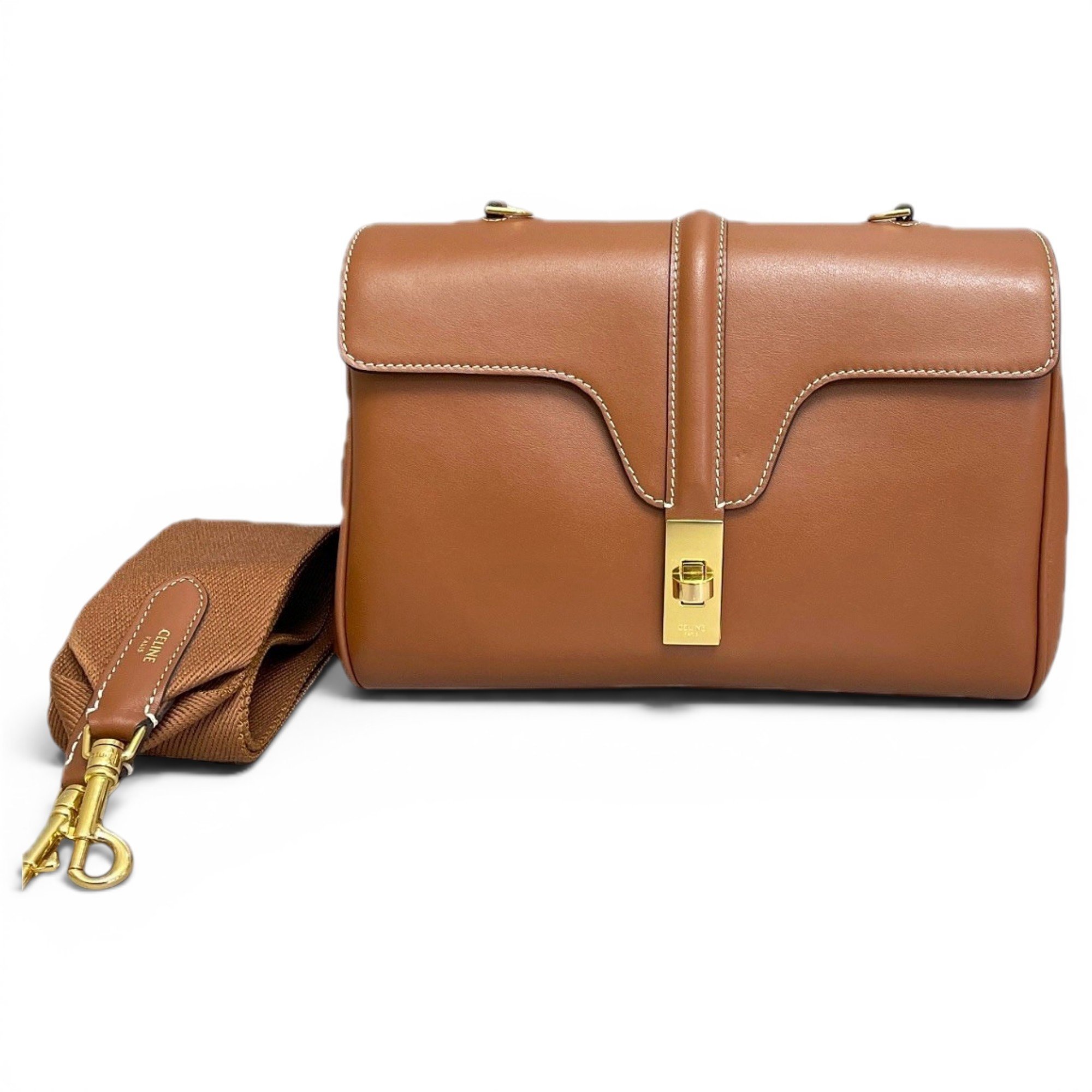 Sac 16 leather handbag