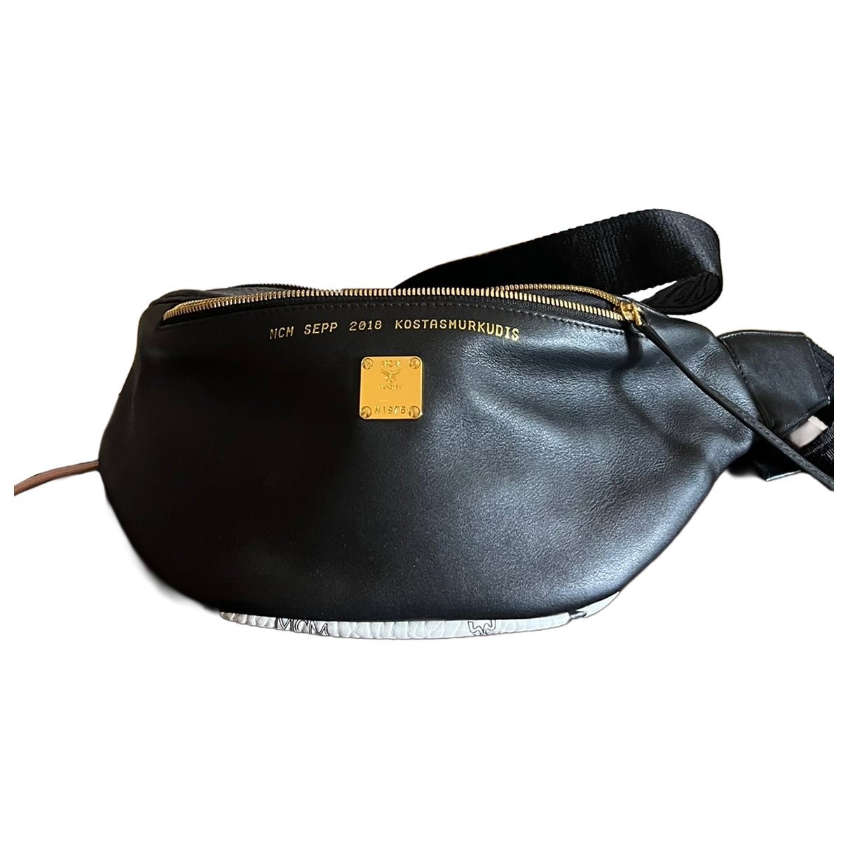 Leather backpack