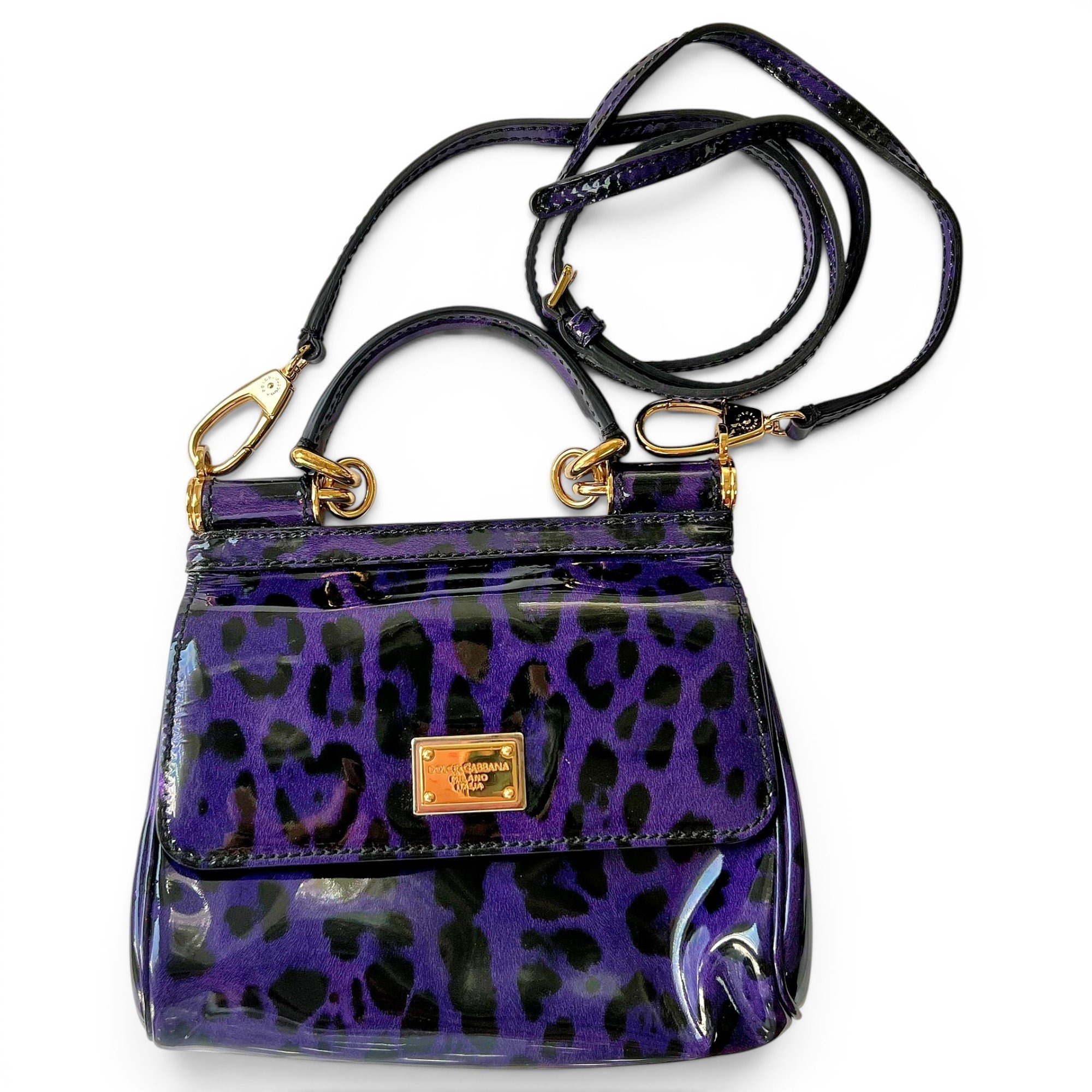 Sicily patent leather handbag