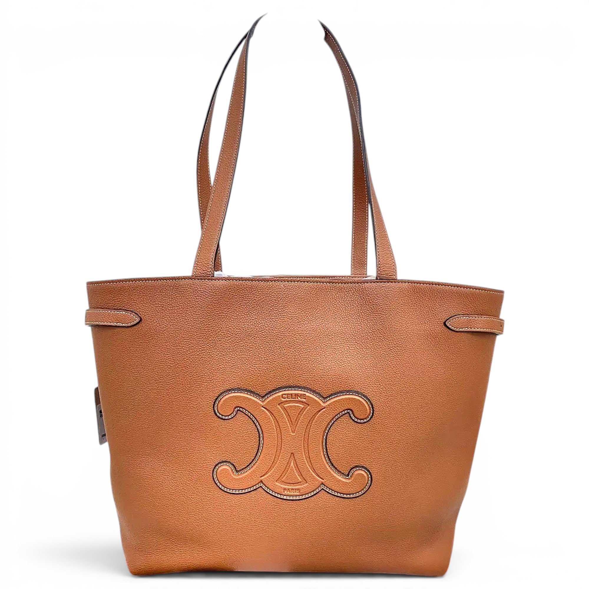 Cabas Horizotal leather handbag