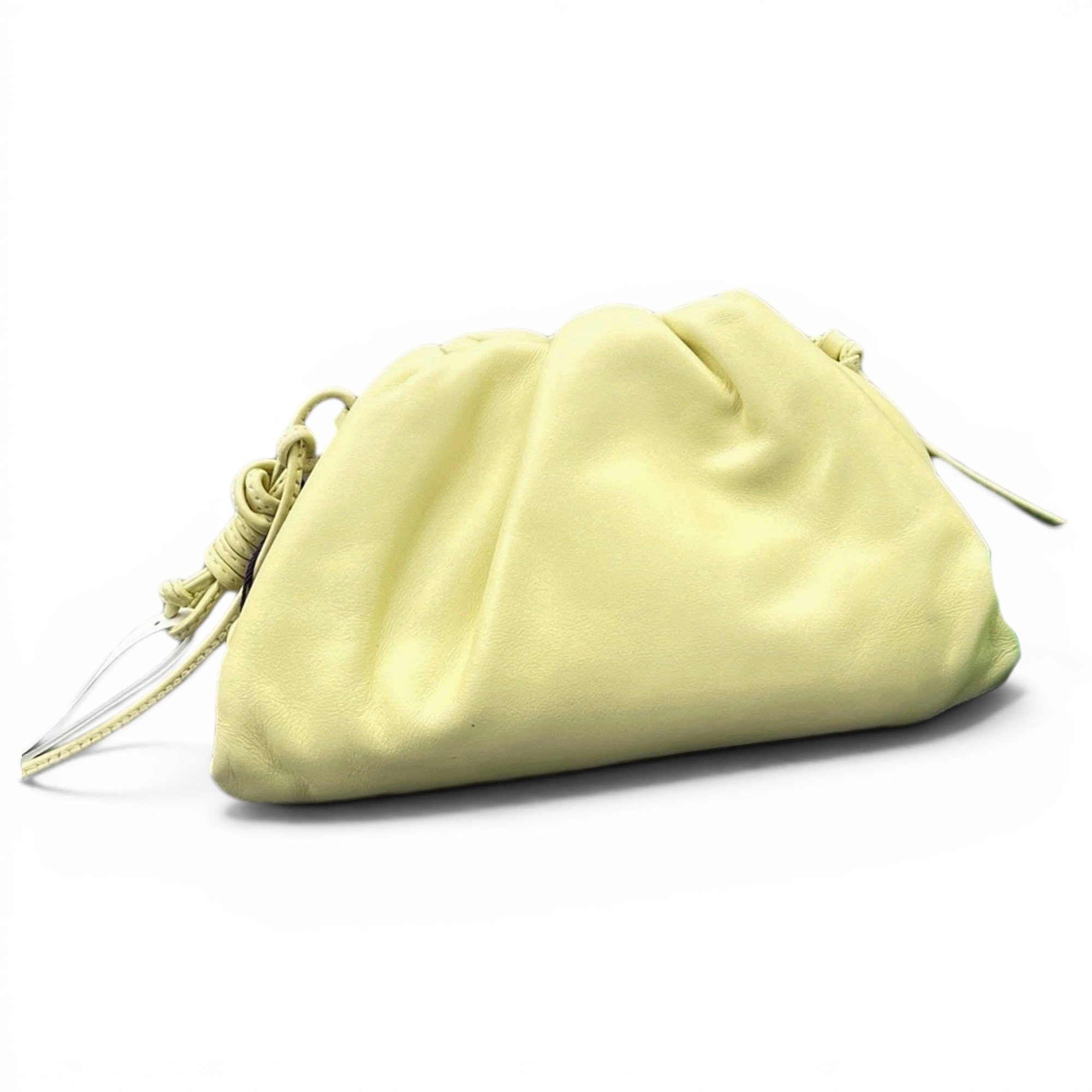 Pouch leather handbag
