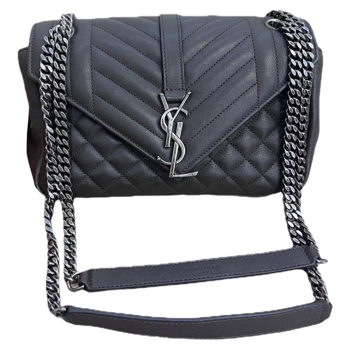 Envelope leather handbag