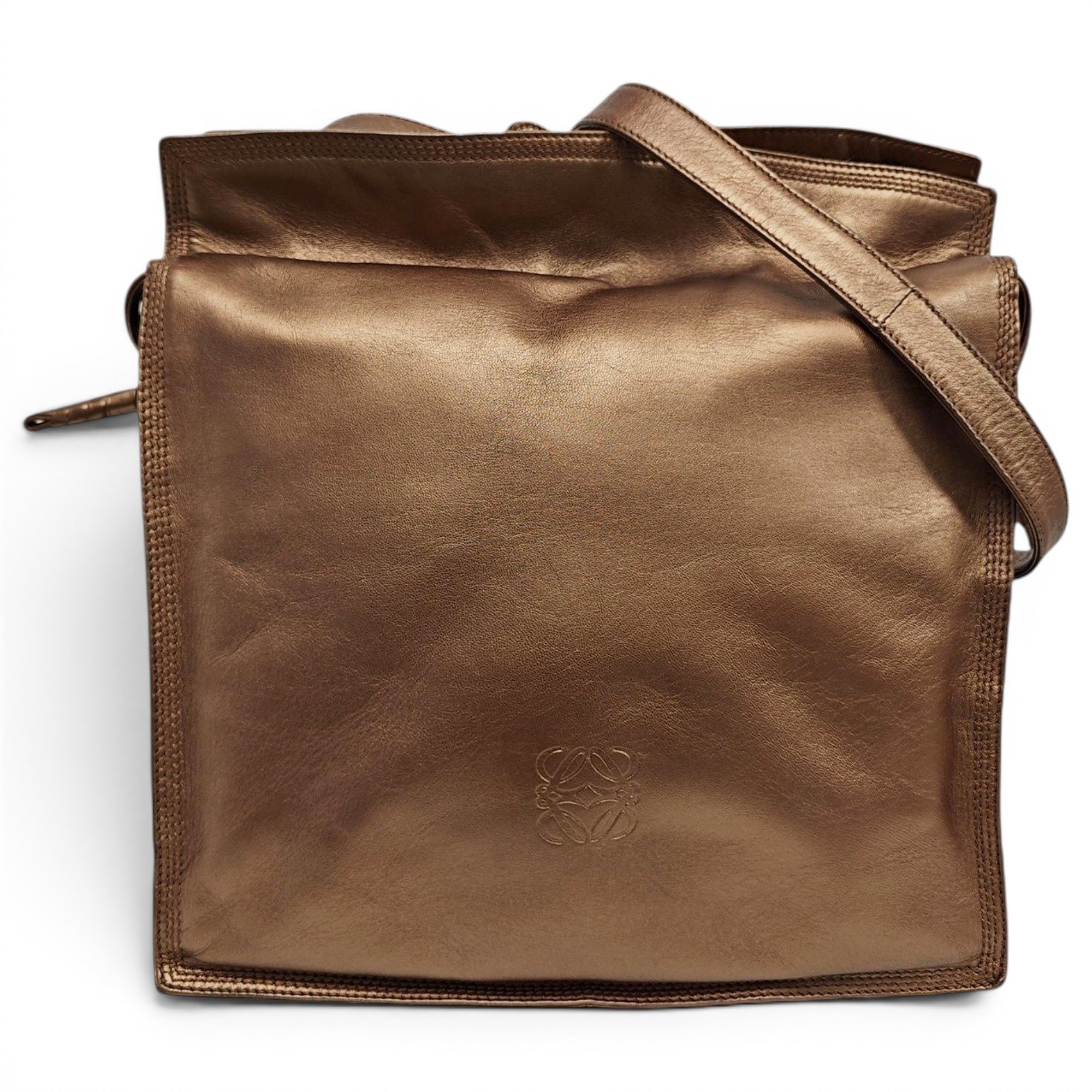 Flamenco leather handbag