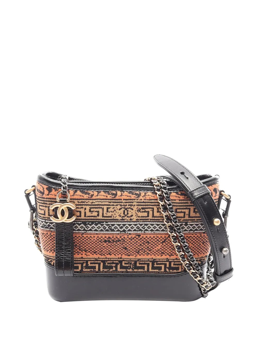 2018 Small Knit and Calfskin Gabrielle Hobo crossbody bag