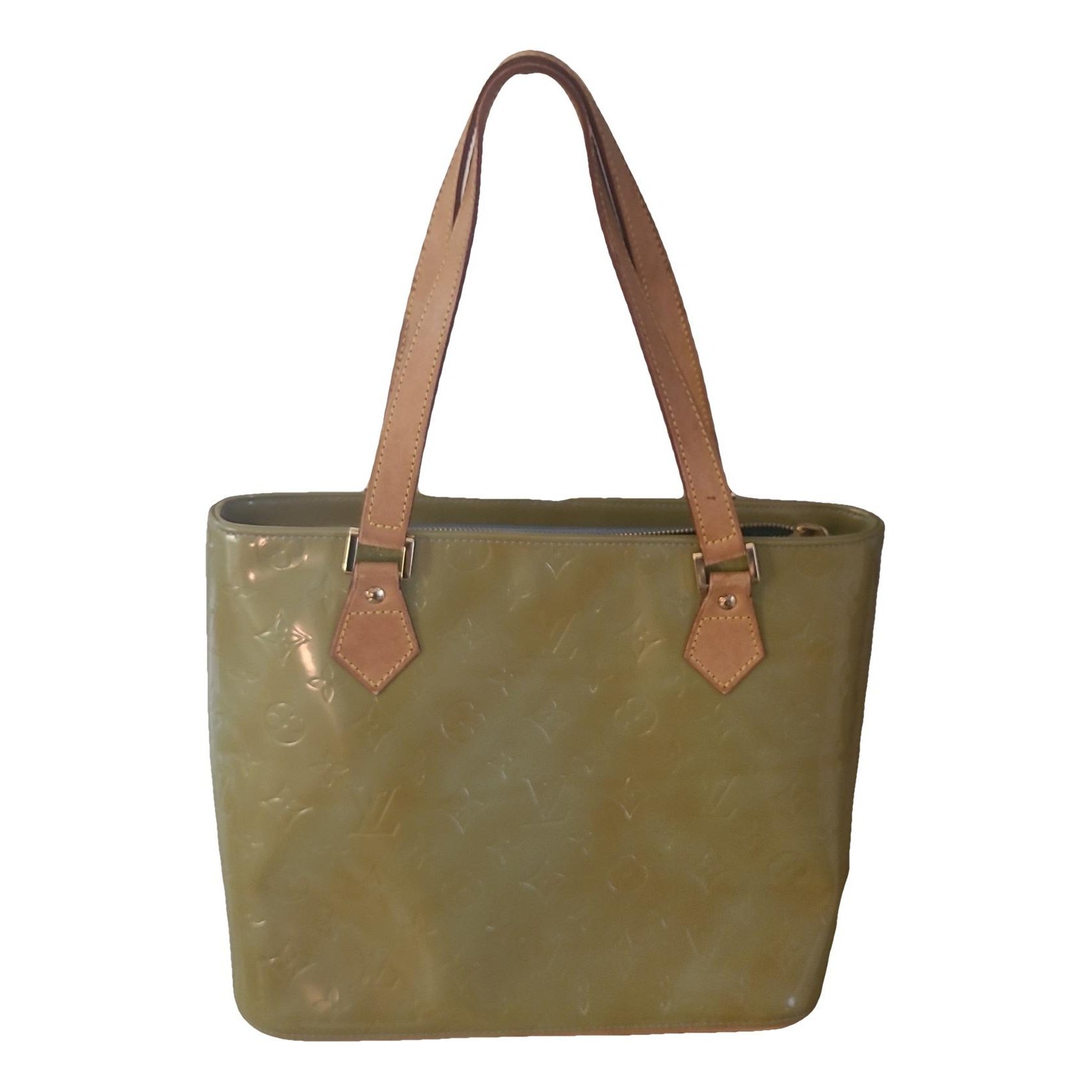 Houston patent leather handbag
