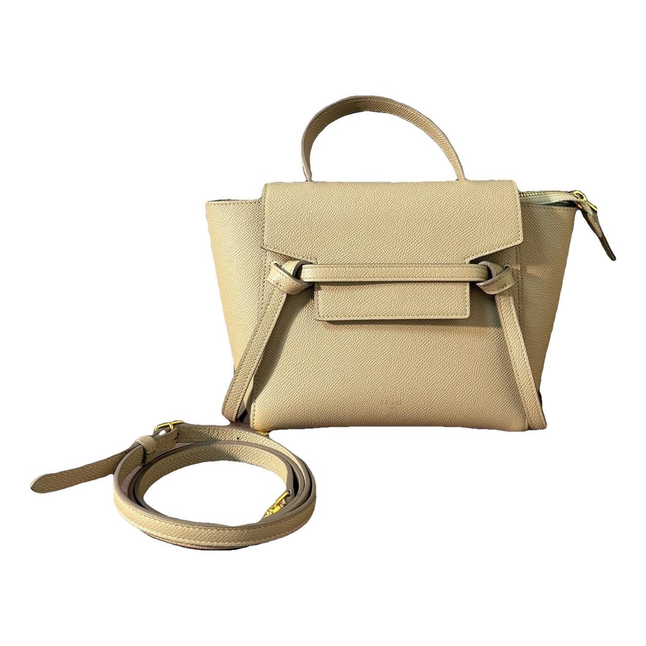 Belt leather handbag