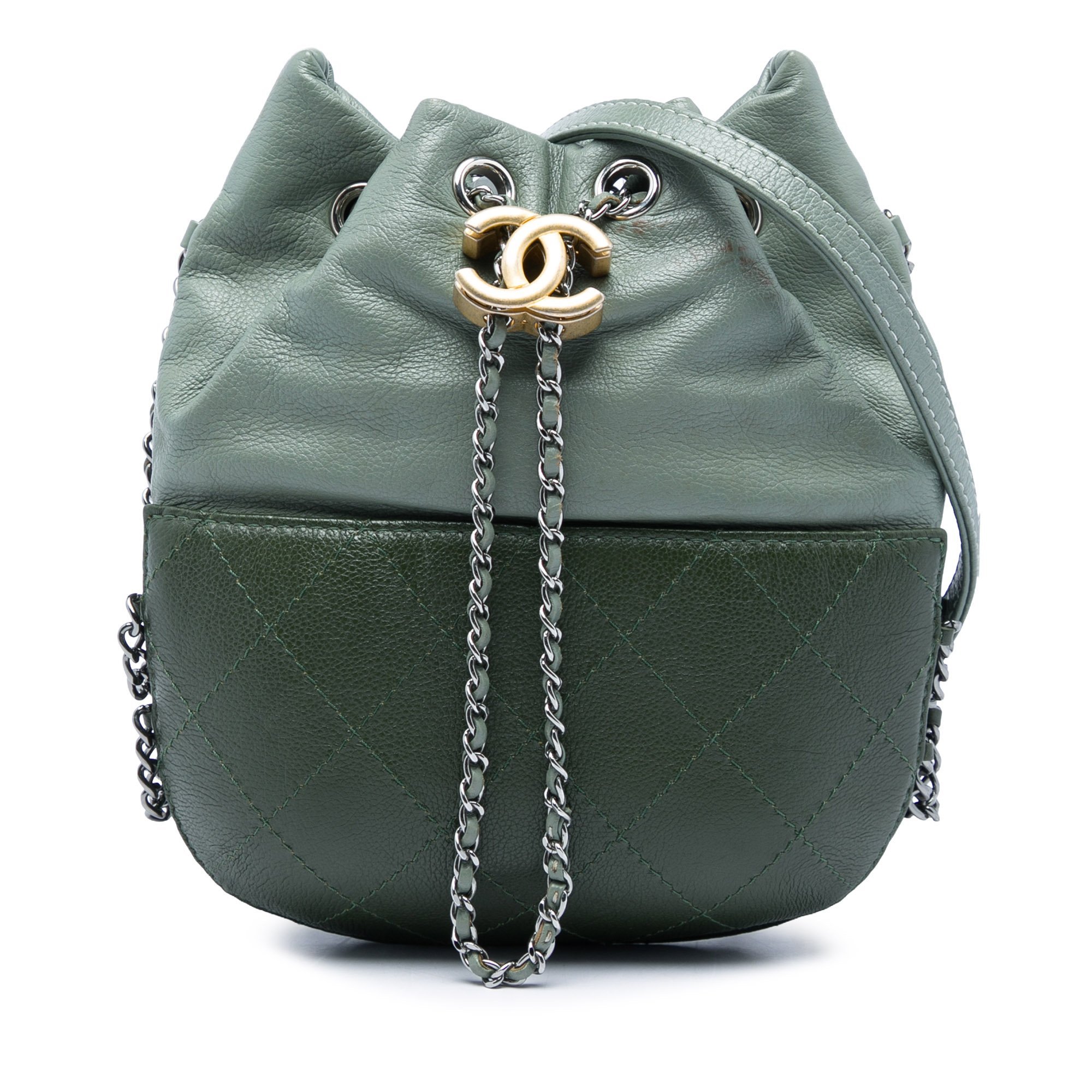 Gabrielle Bucket leather handbag