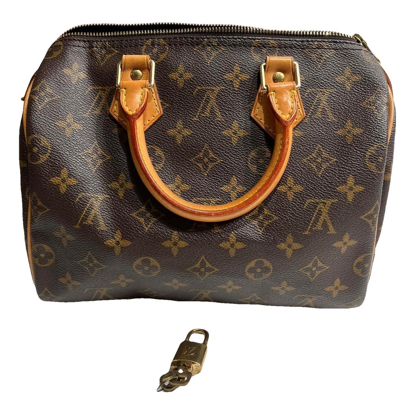 Speedy leather handbag
