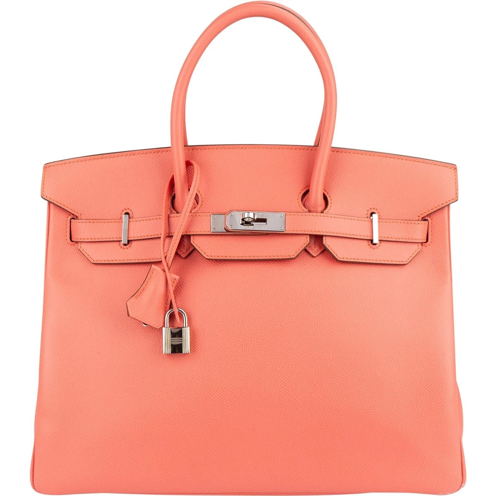 Birkin 35 leather handbag