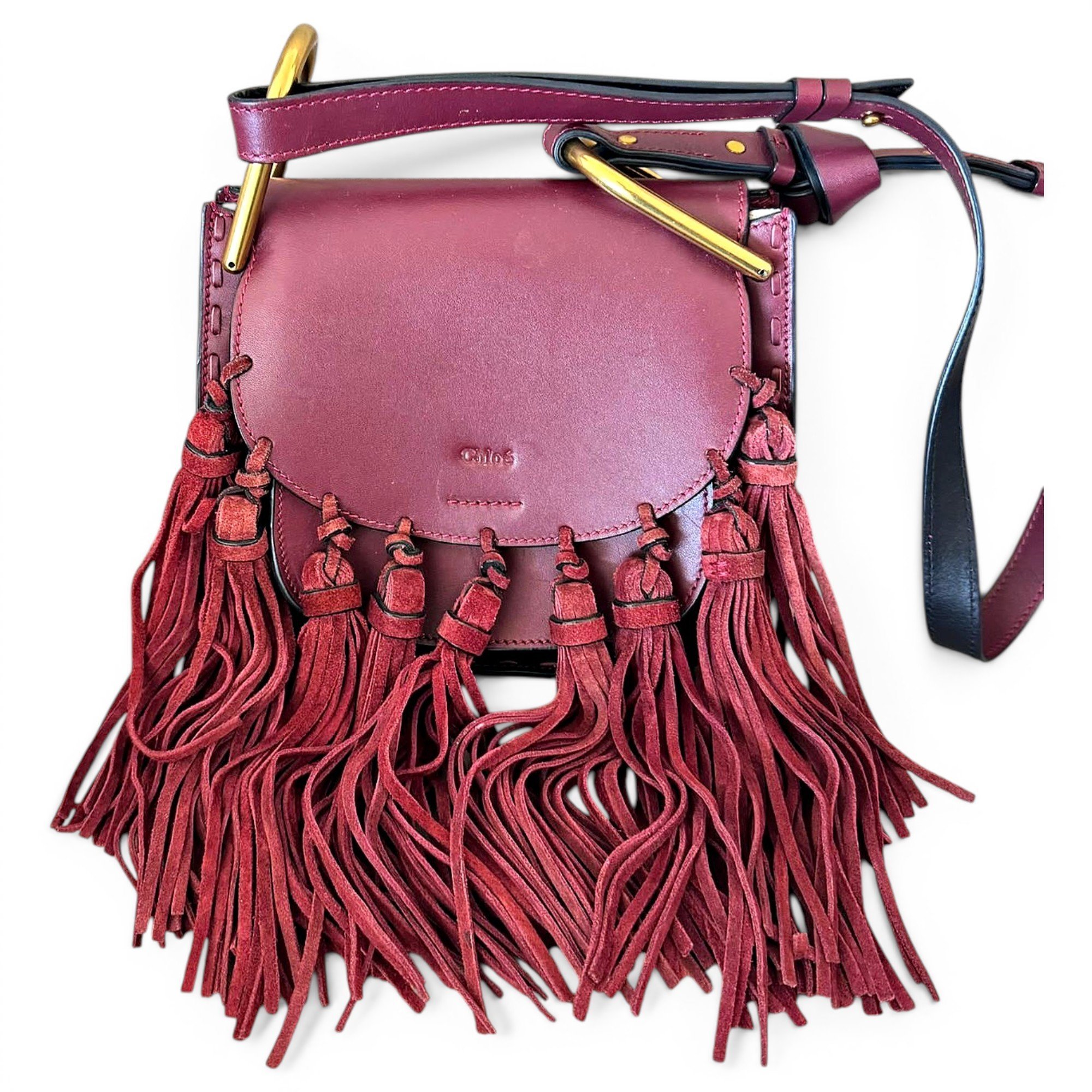 Hudson leather crossbody bag
