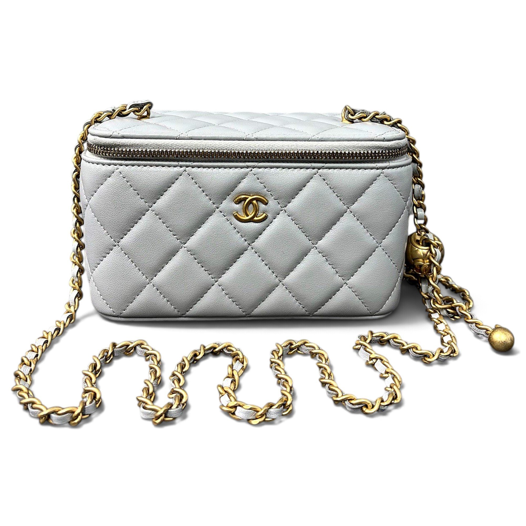 Trendy CC Vanity leather handbag