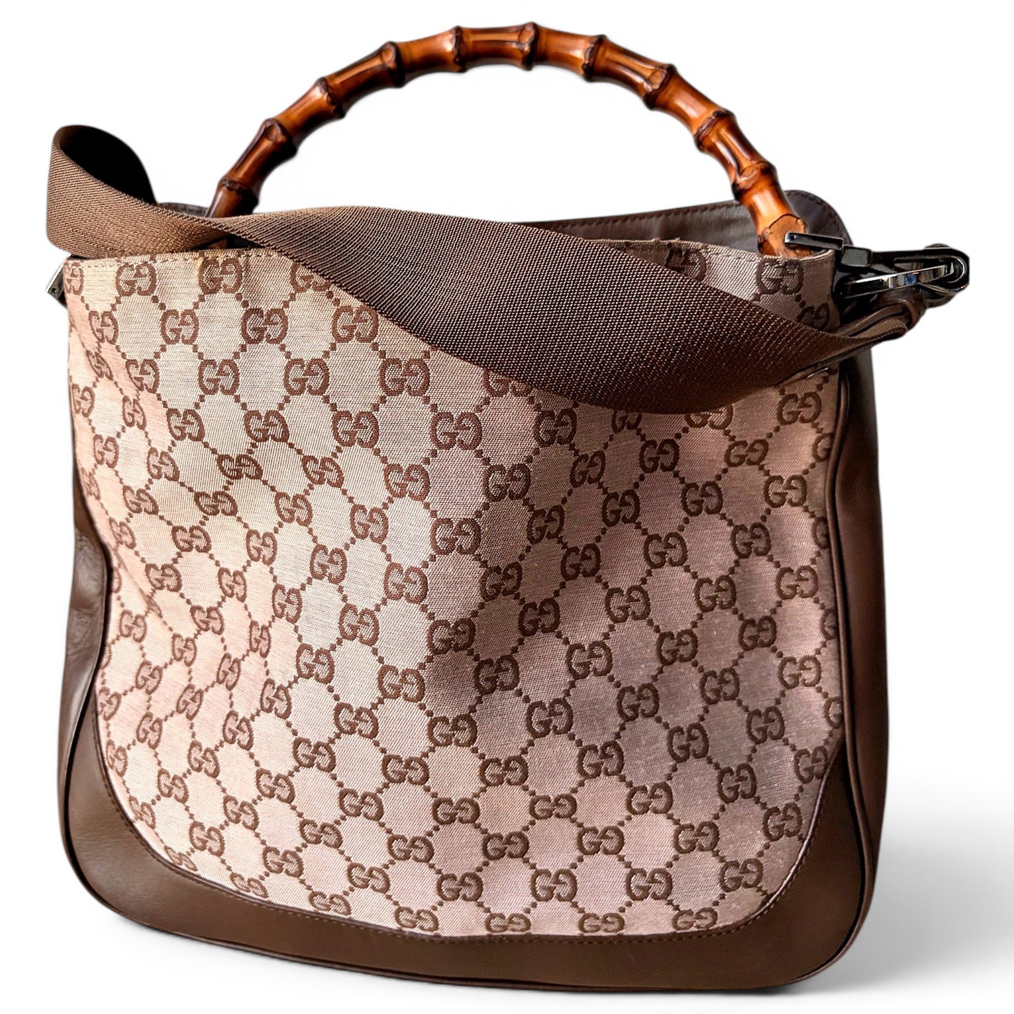 Bamboo Top Handle cloth handbag