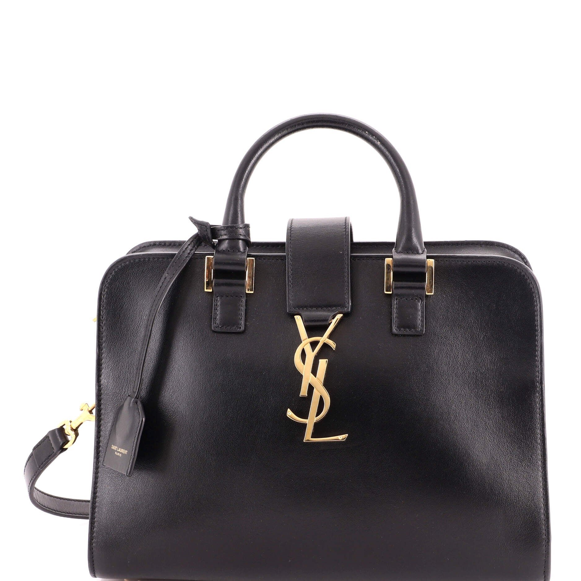 Monogram Cabas leather satchel