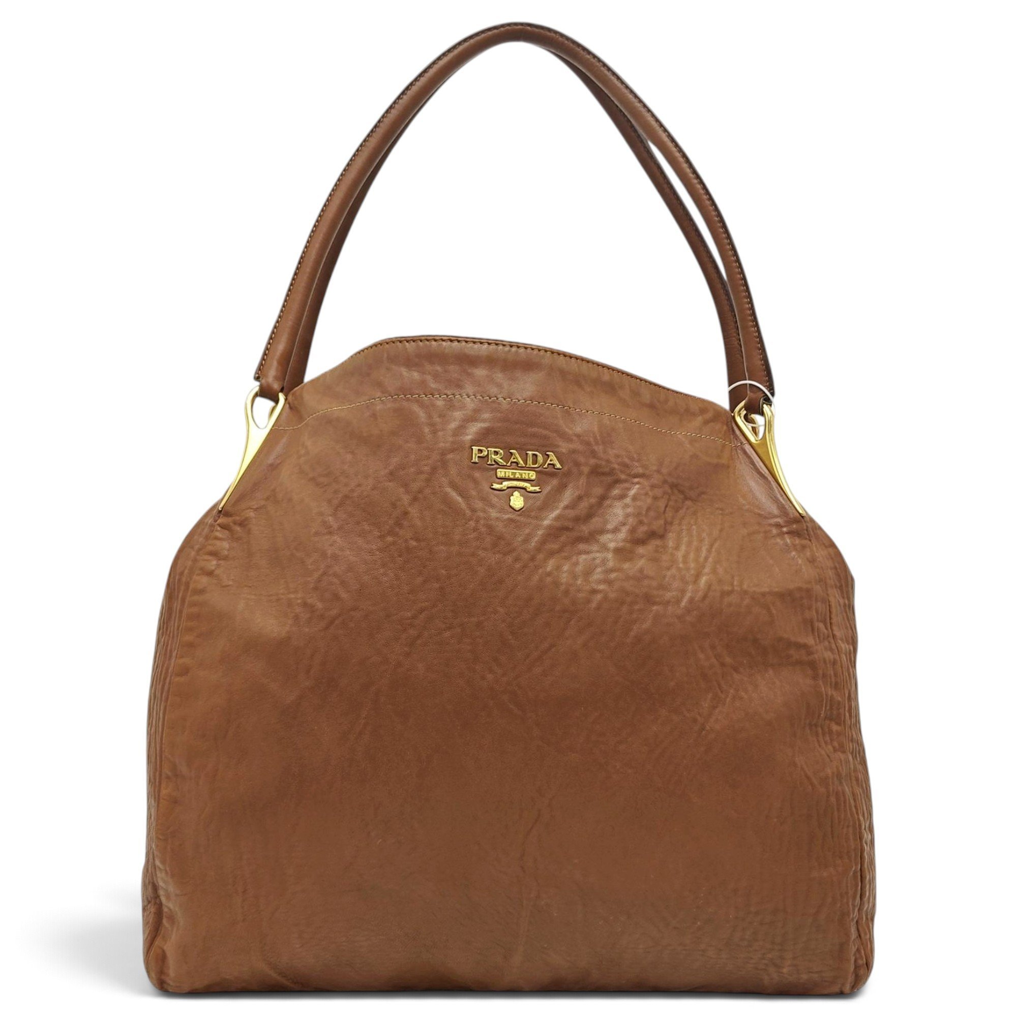 Arqué leather handbag