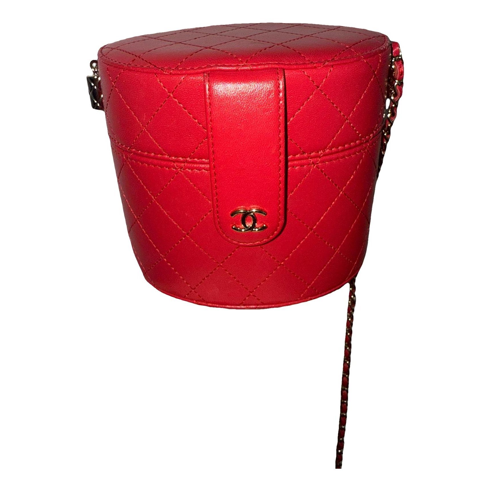 Vanity leather crossbody bag