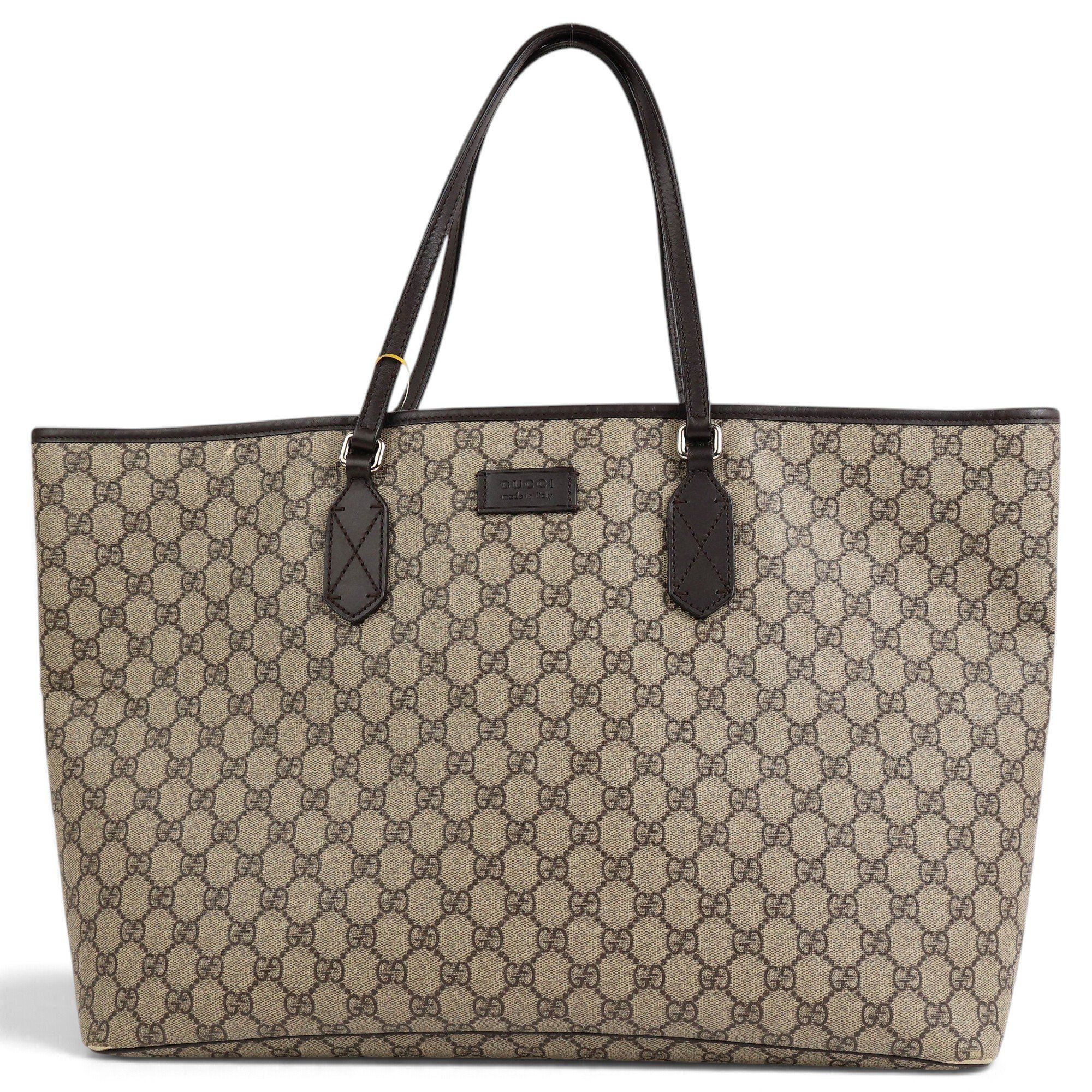 Patent leather tote
