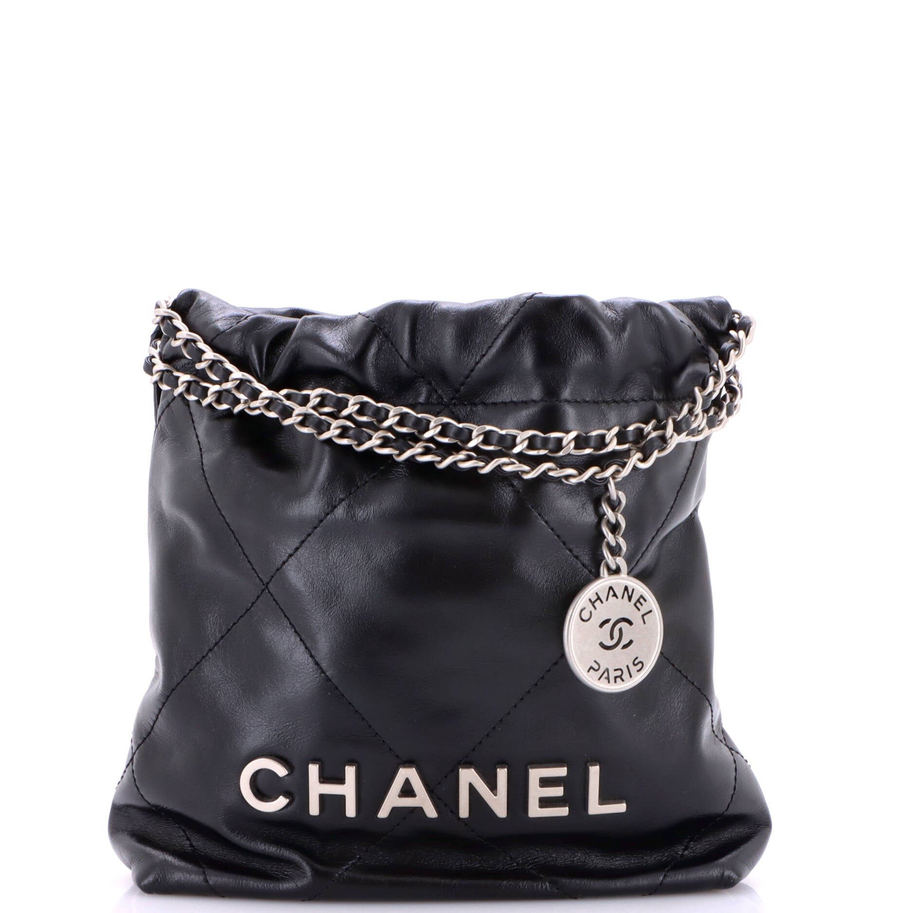 22 Chain Hobo Quilted Calfskin Mini