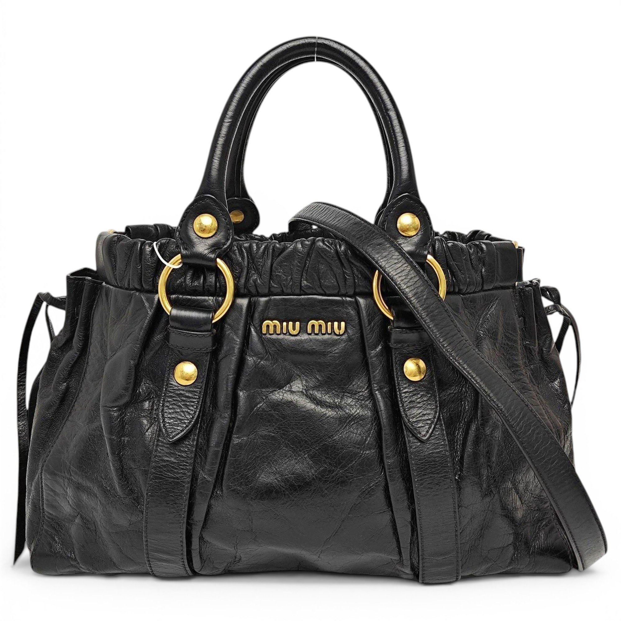 Leather handbag