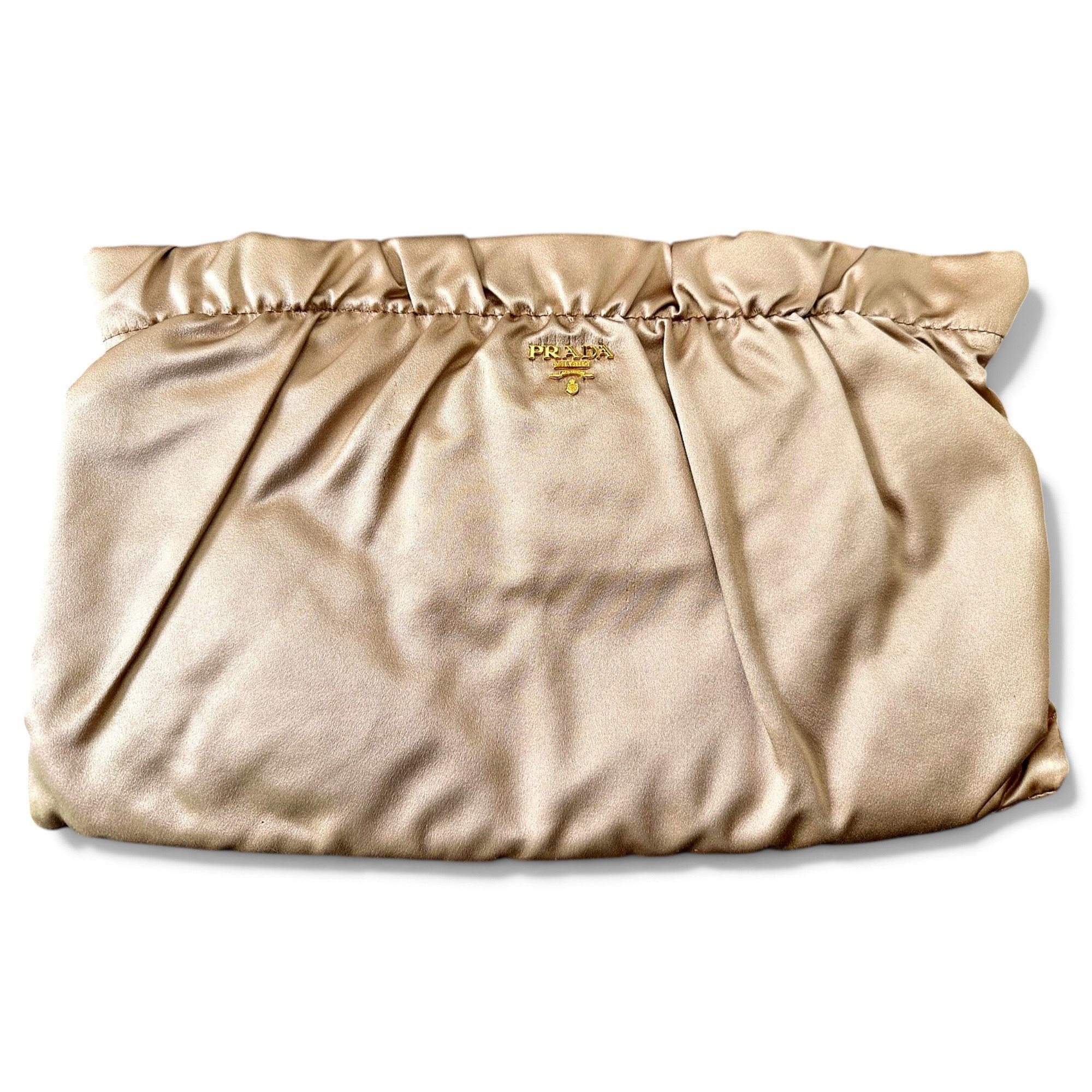 Silk clutch bag