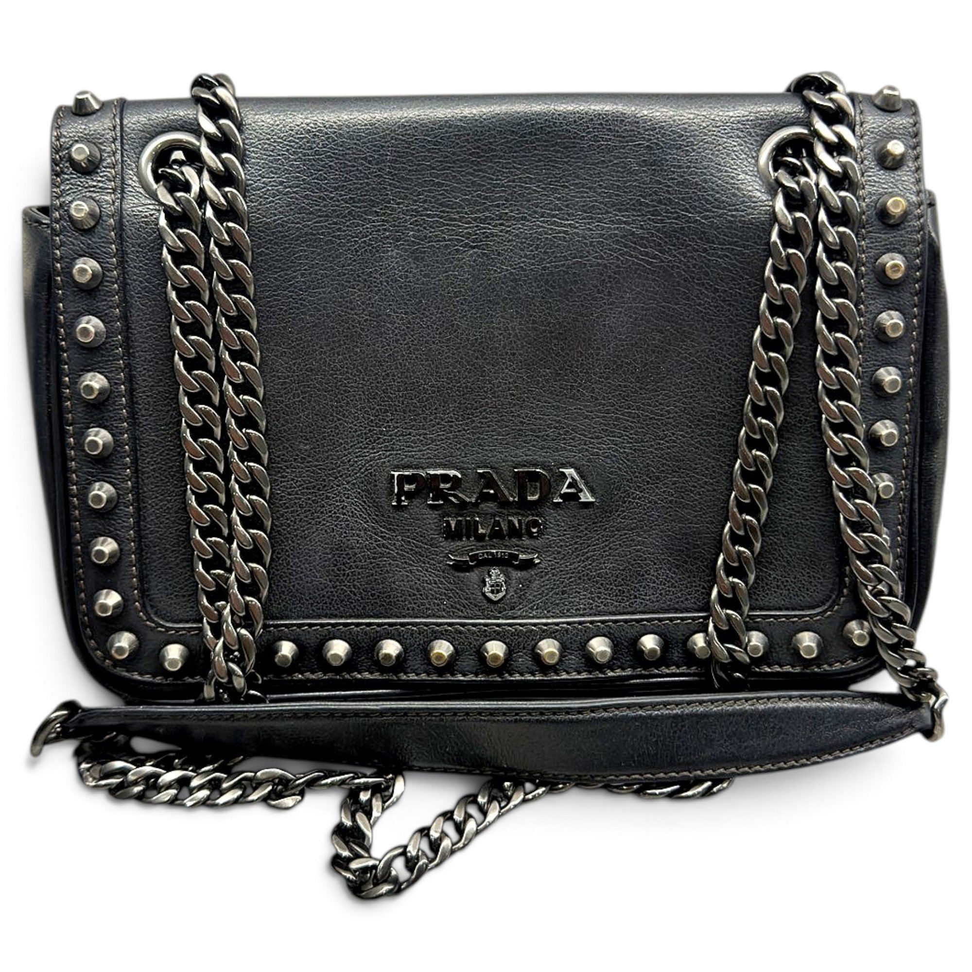 Cahier leather handbag