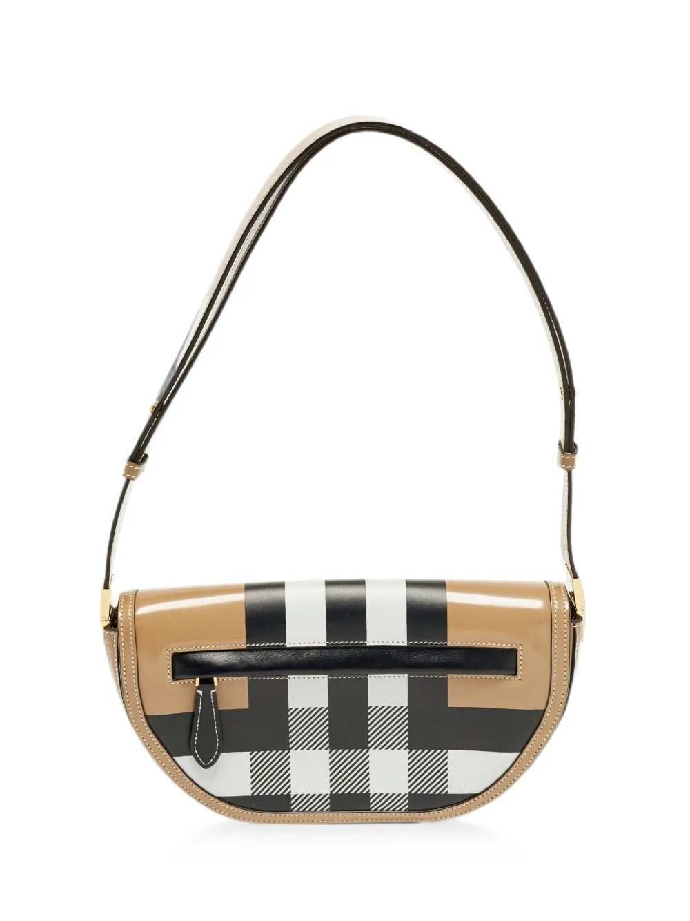 small Olympia-check shoulder bag