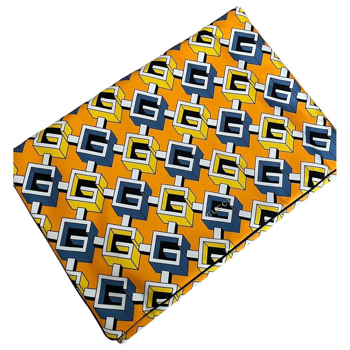 Silk clutch bag