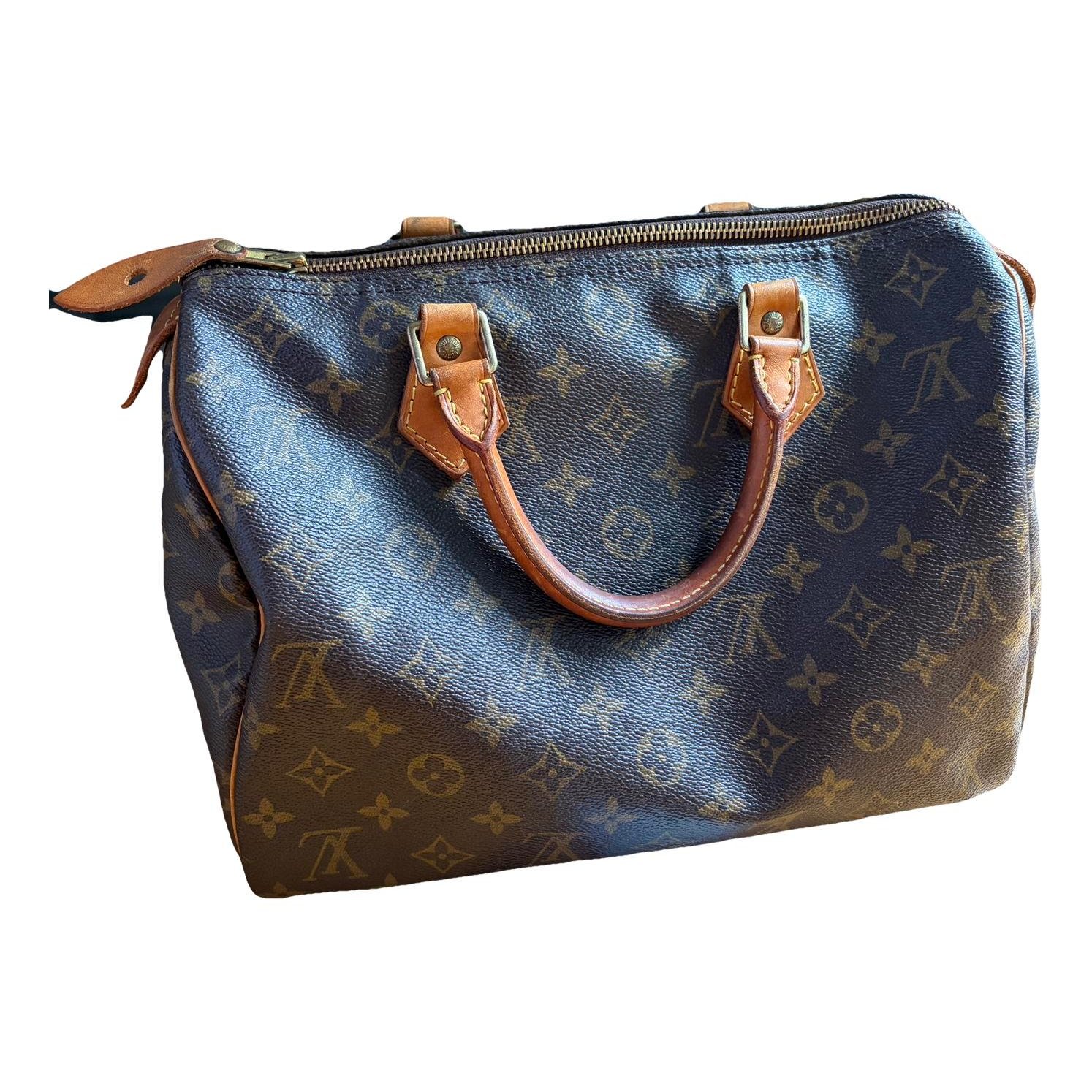 Speedy leather handbag