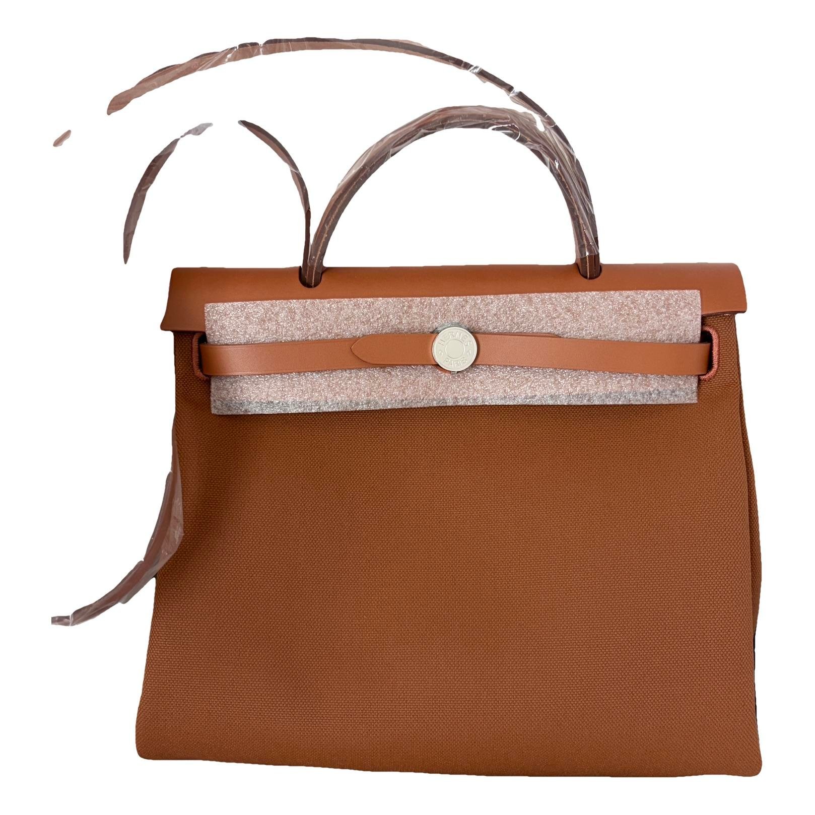 Hermes Herbag Handbag Fauve
