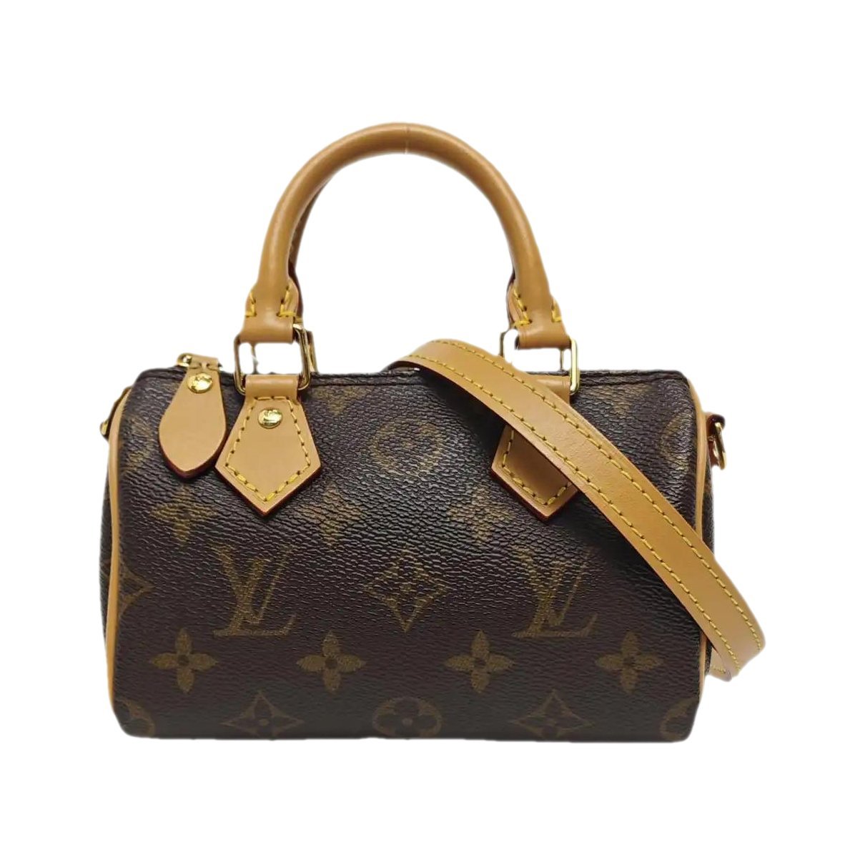 Nano Speedy / Mini HL leather handbag