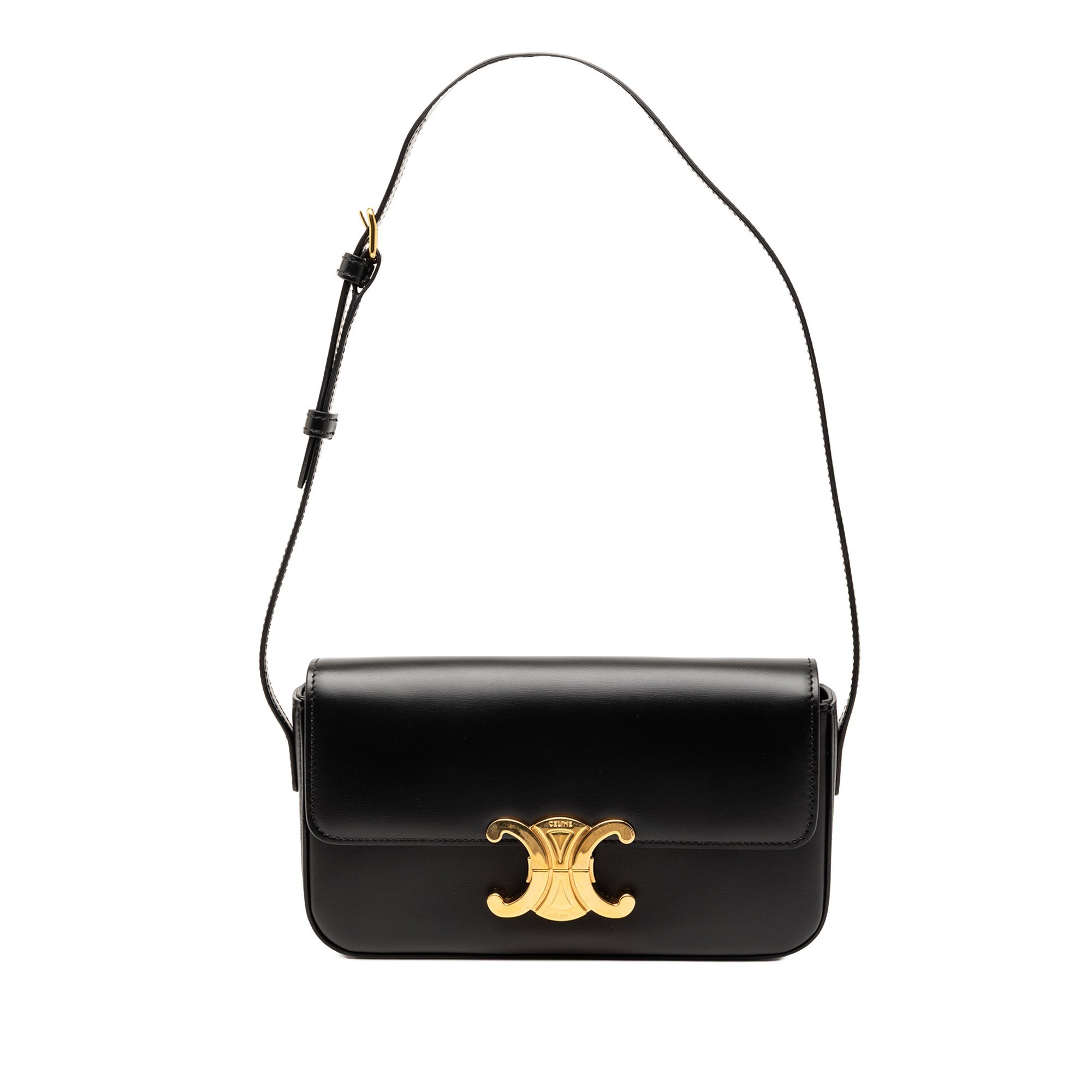 Triomphe leather handbag
