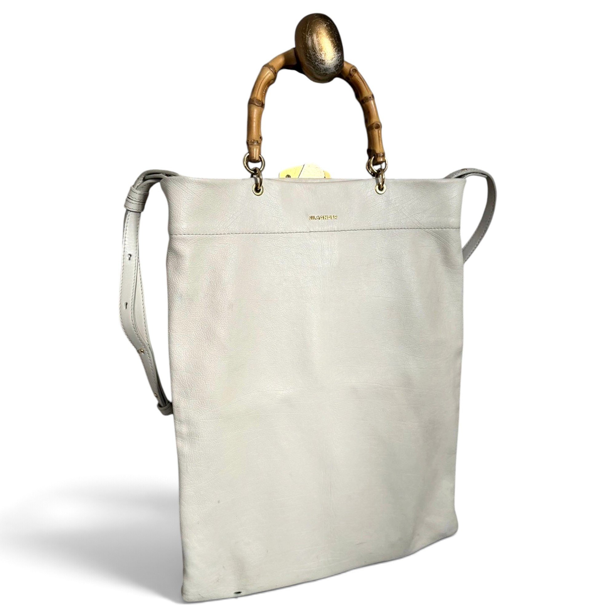 Leather tote