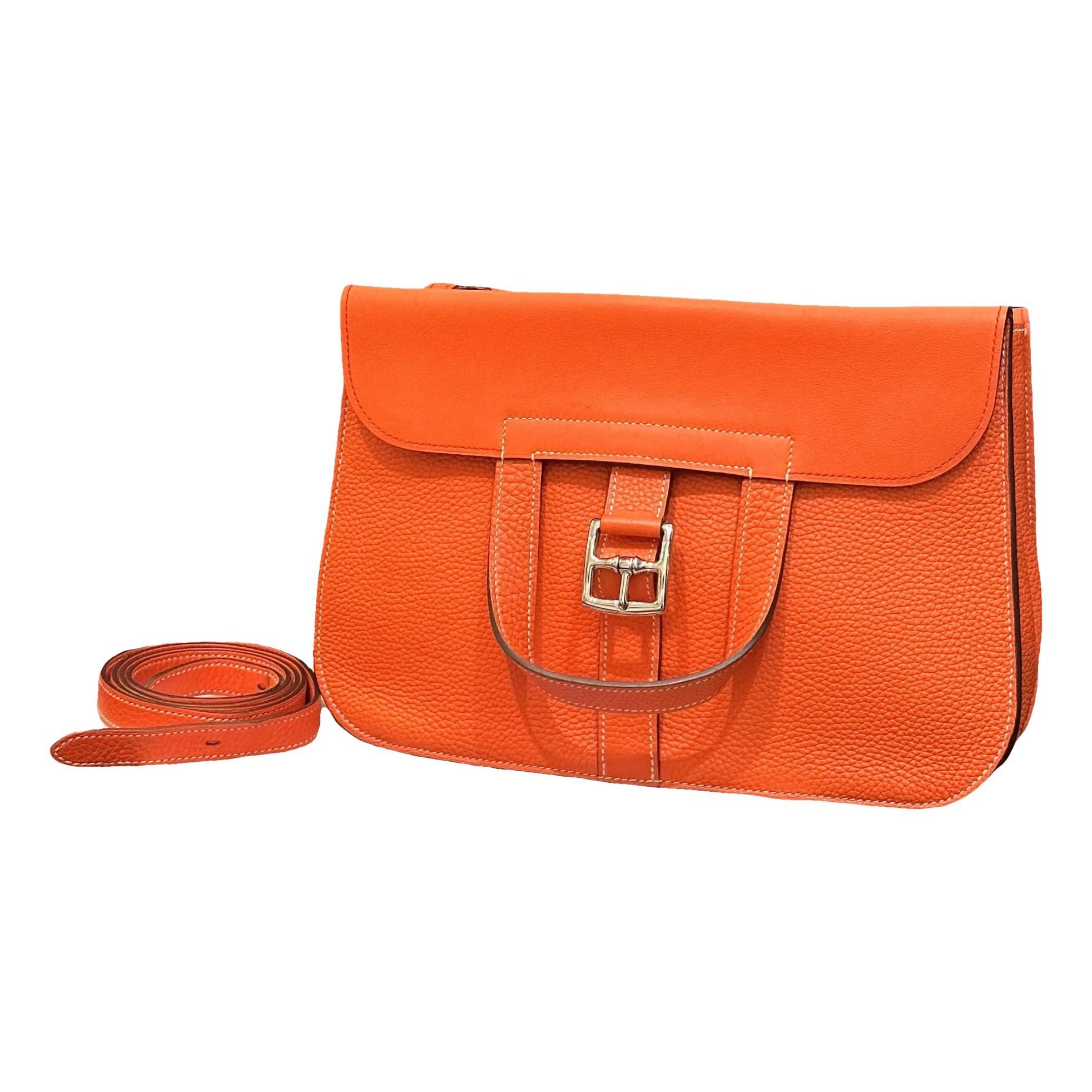 Halzan leather handbag