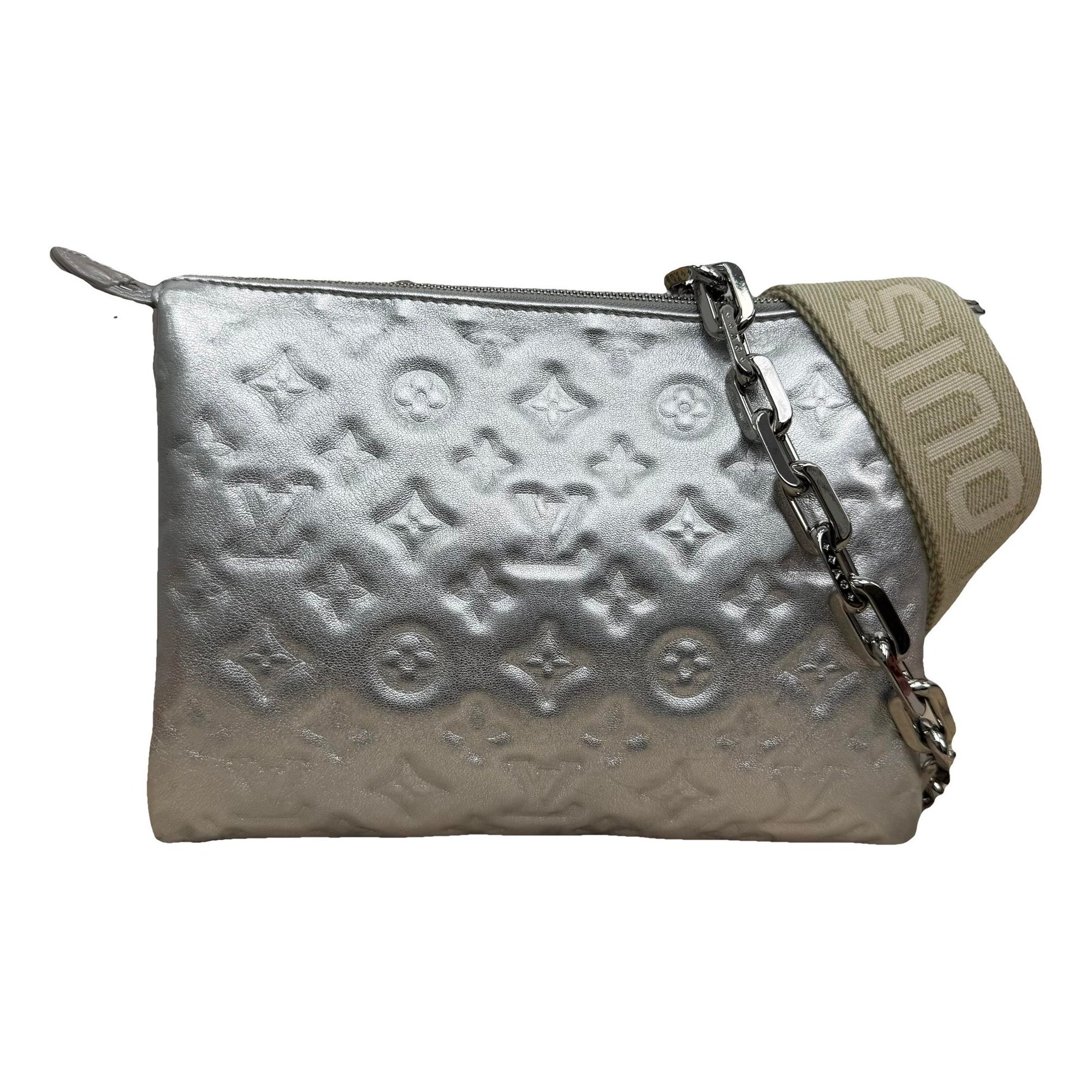 Coussin leather handbag
