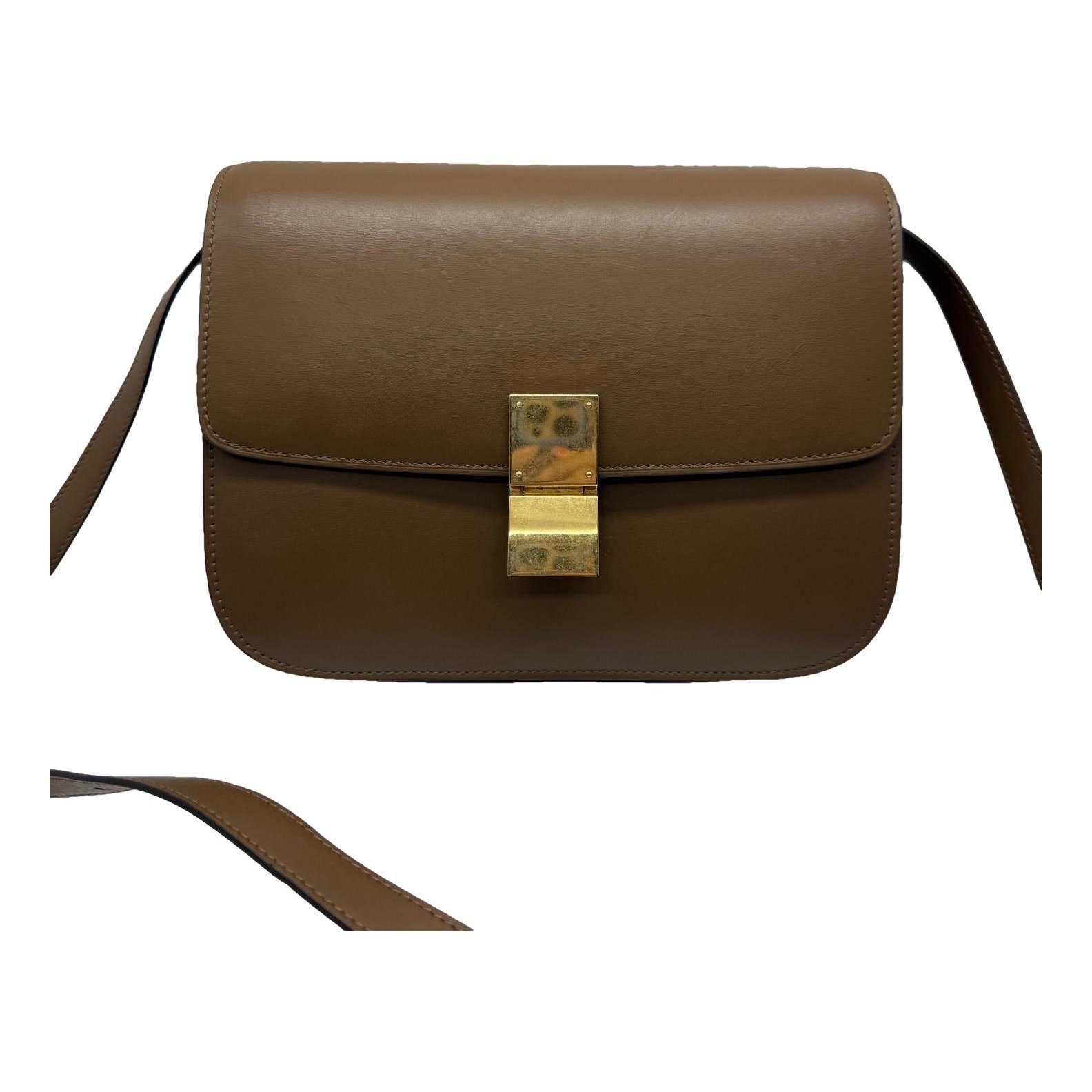 Classic leather handbag