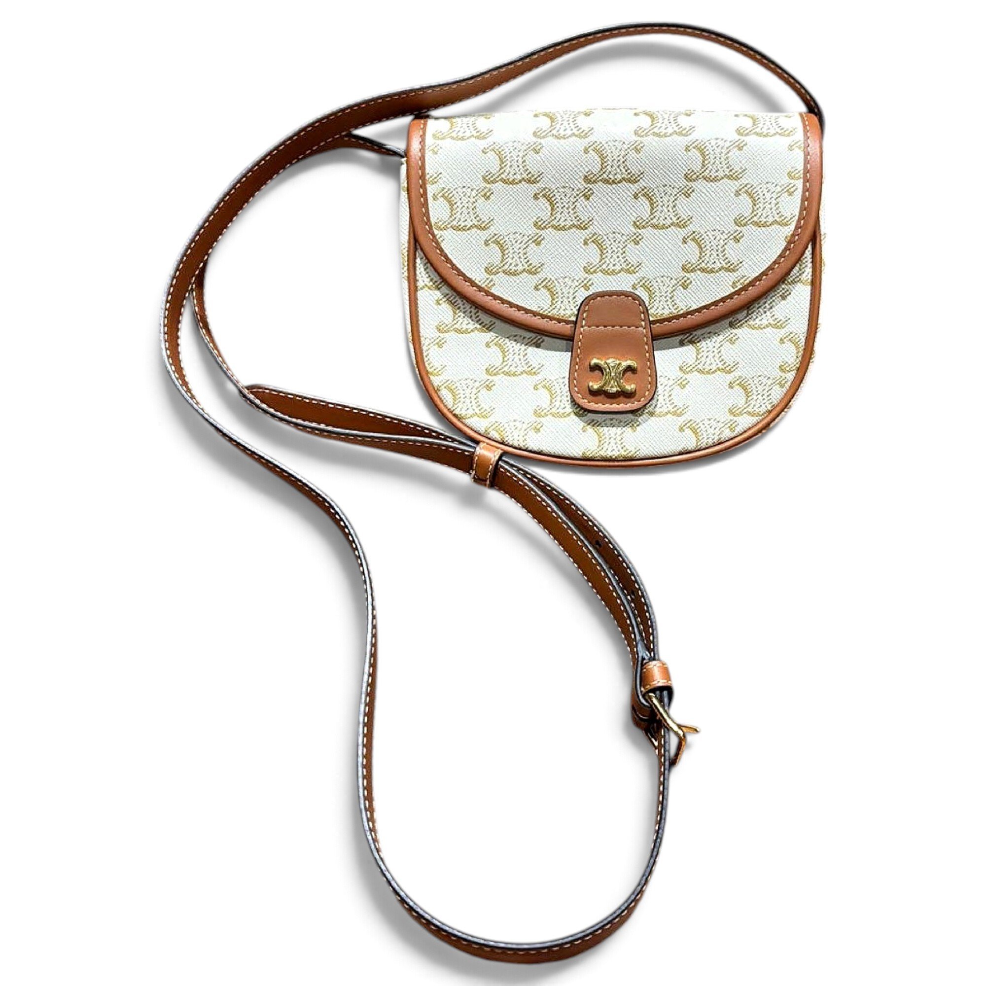 Triomphe cloth crossbody bag
