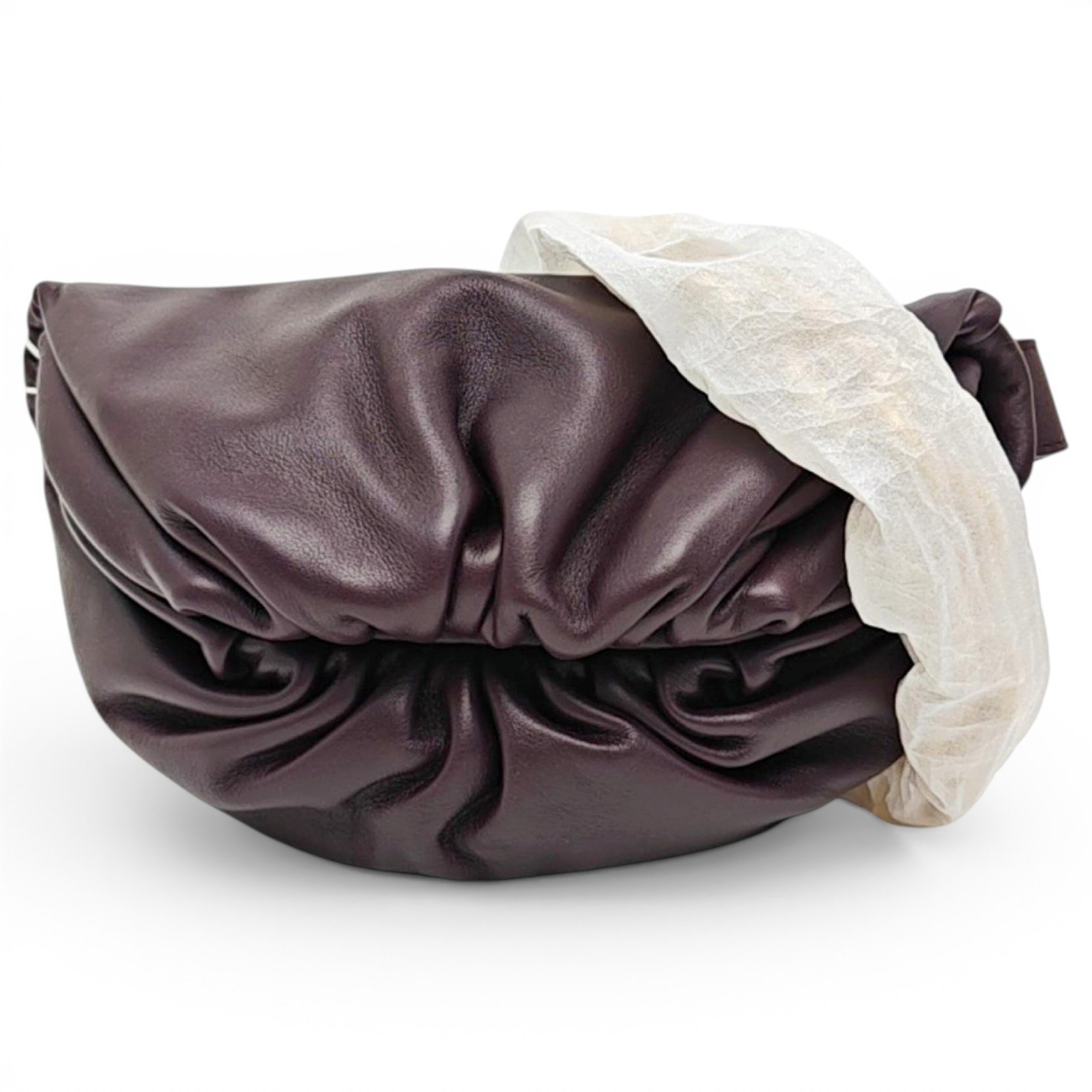 Pouch leather handbag