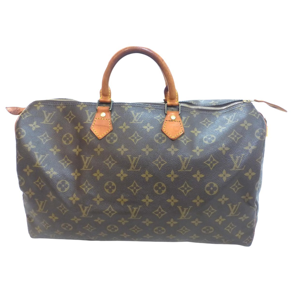 Speedy leather handbag