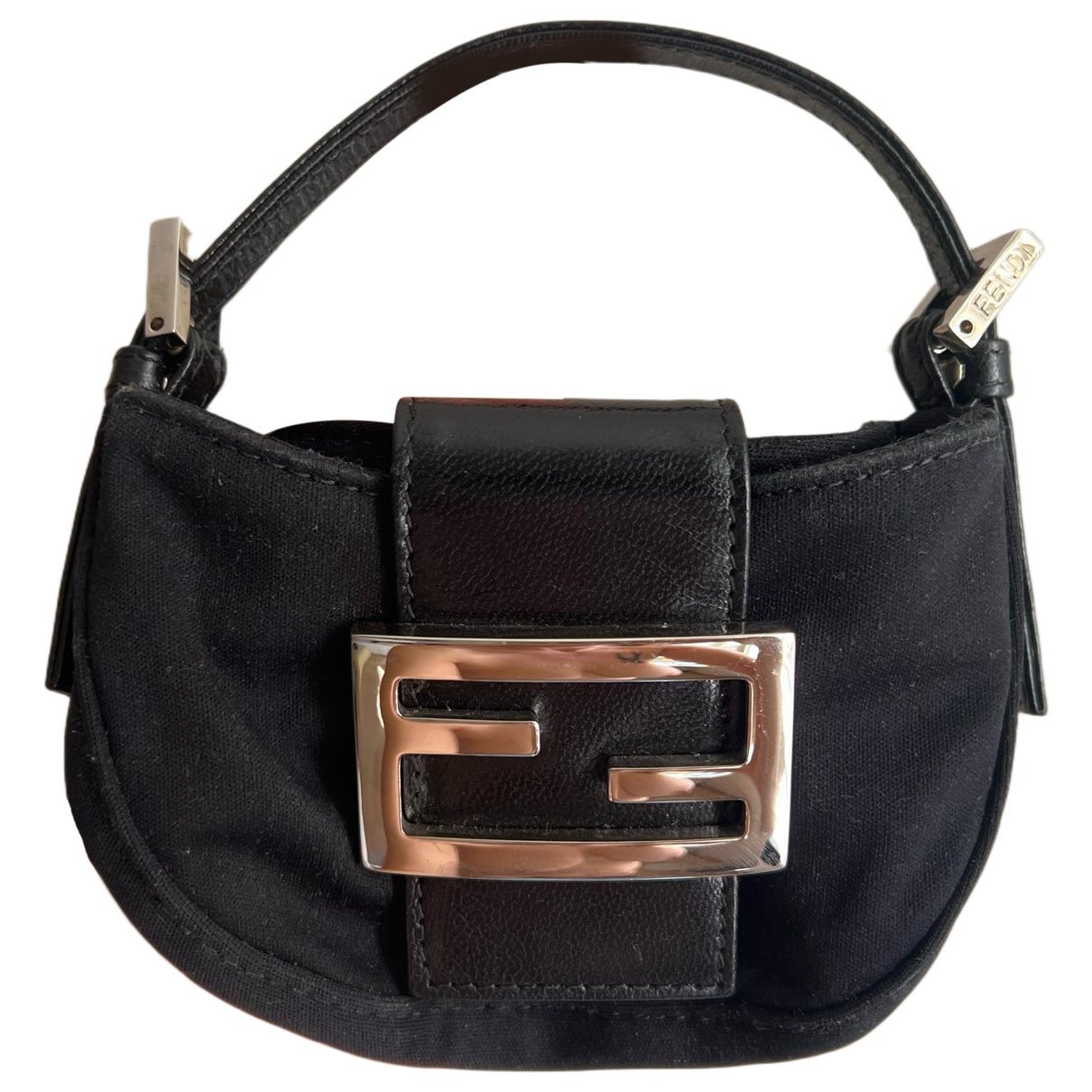 Croissant Vintage leather mini bag