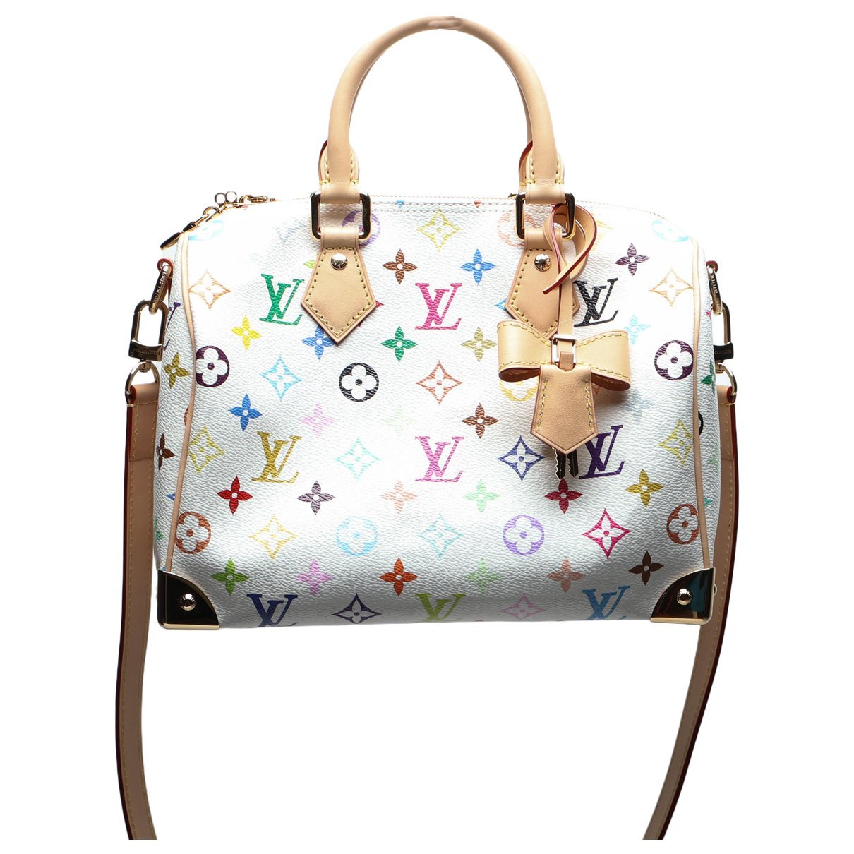 Speedy leather handbag