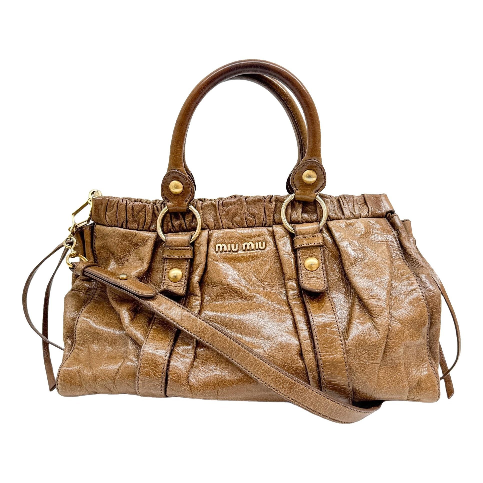 Vitello leather handbag