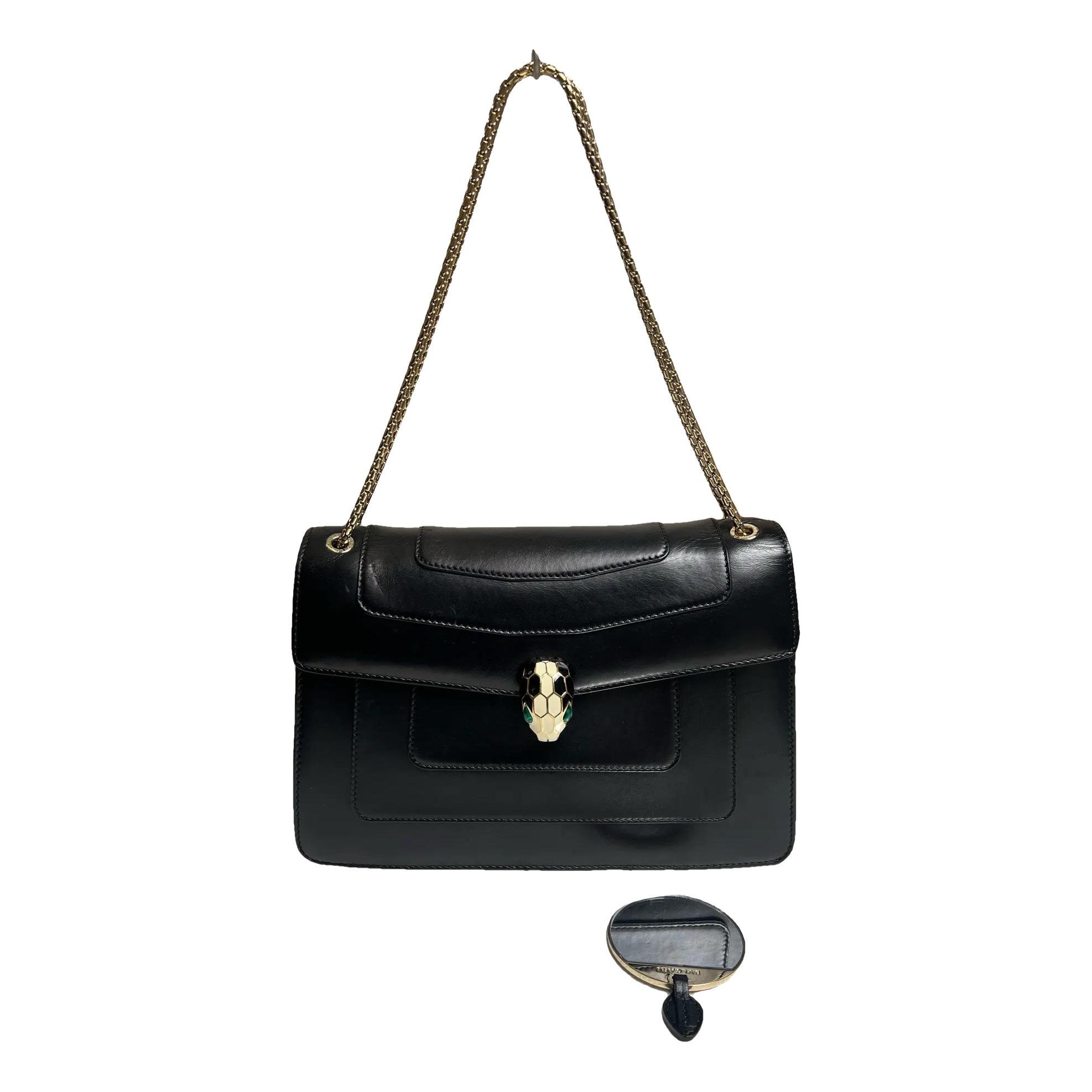 Bvlgari Serpenti leather crossbody bag