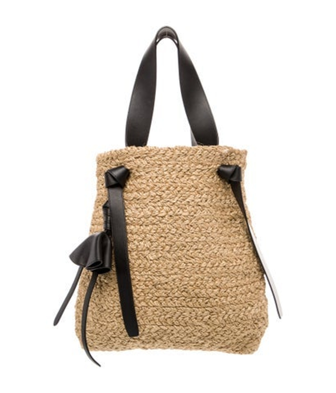 Celine Straw Shoulder Bag