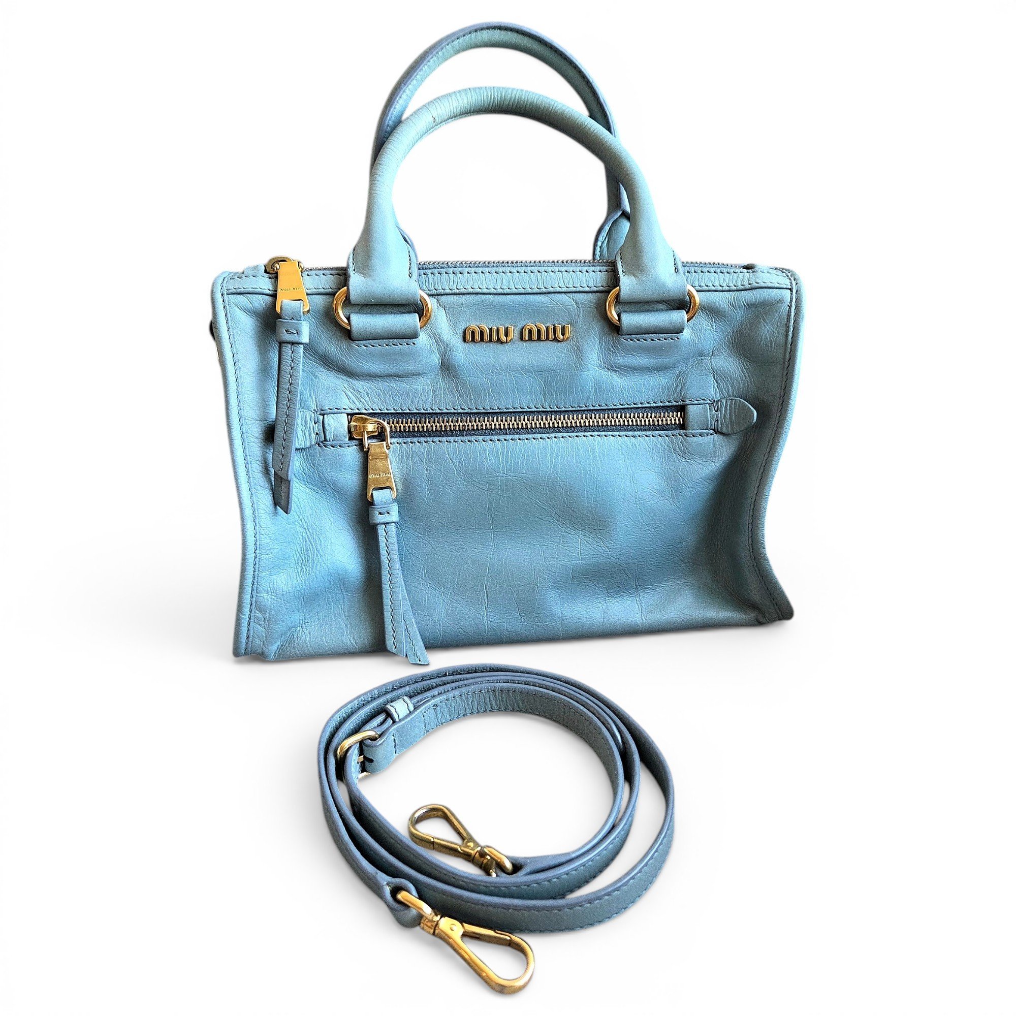 Leather handbag